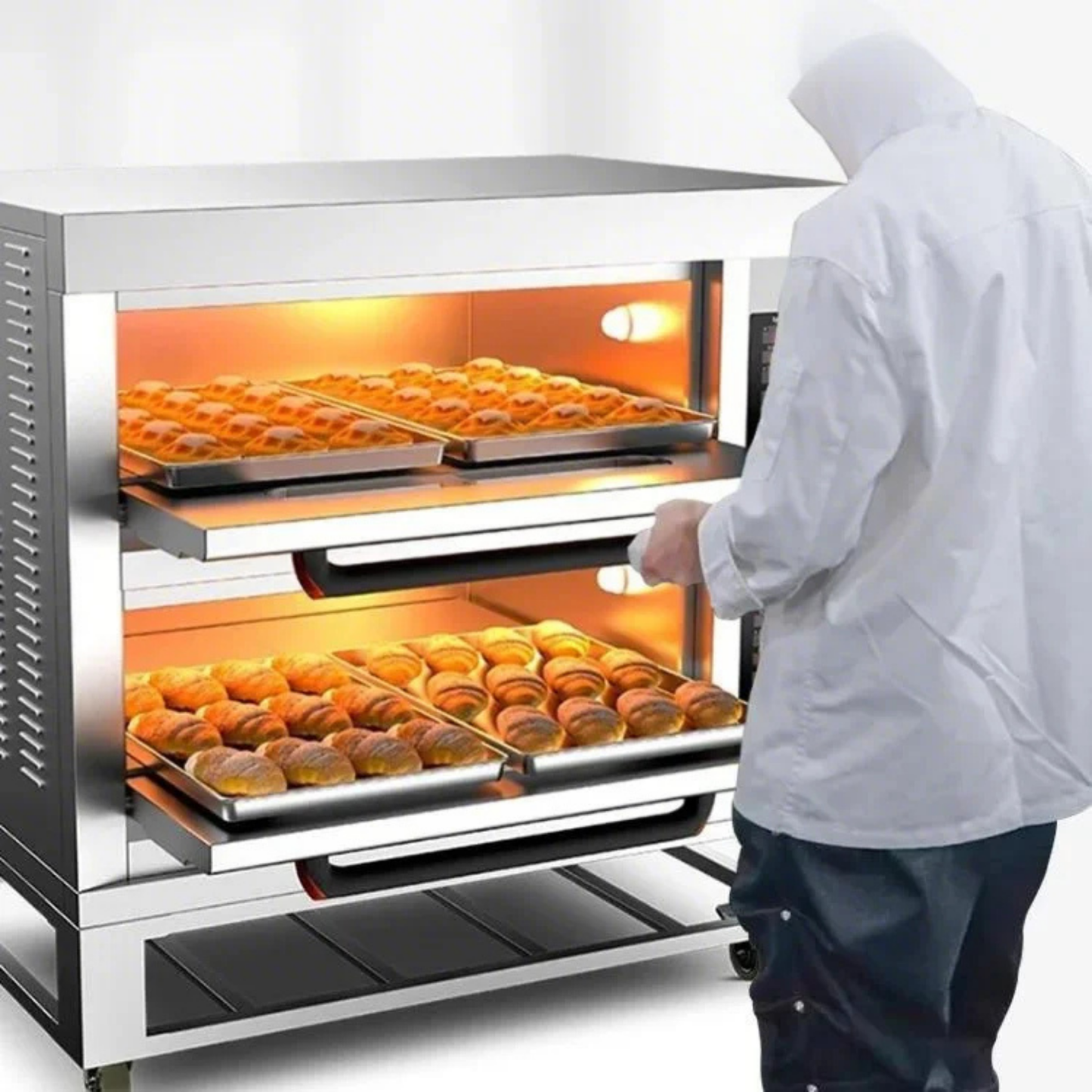 Professional 3-Deck 9-Tray Electric Bakery Oven - Commercial Bread & Pastry System