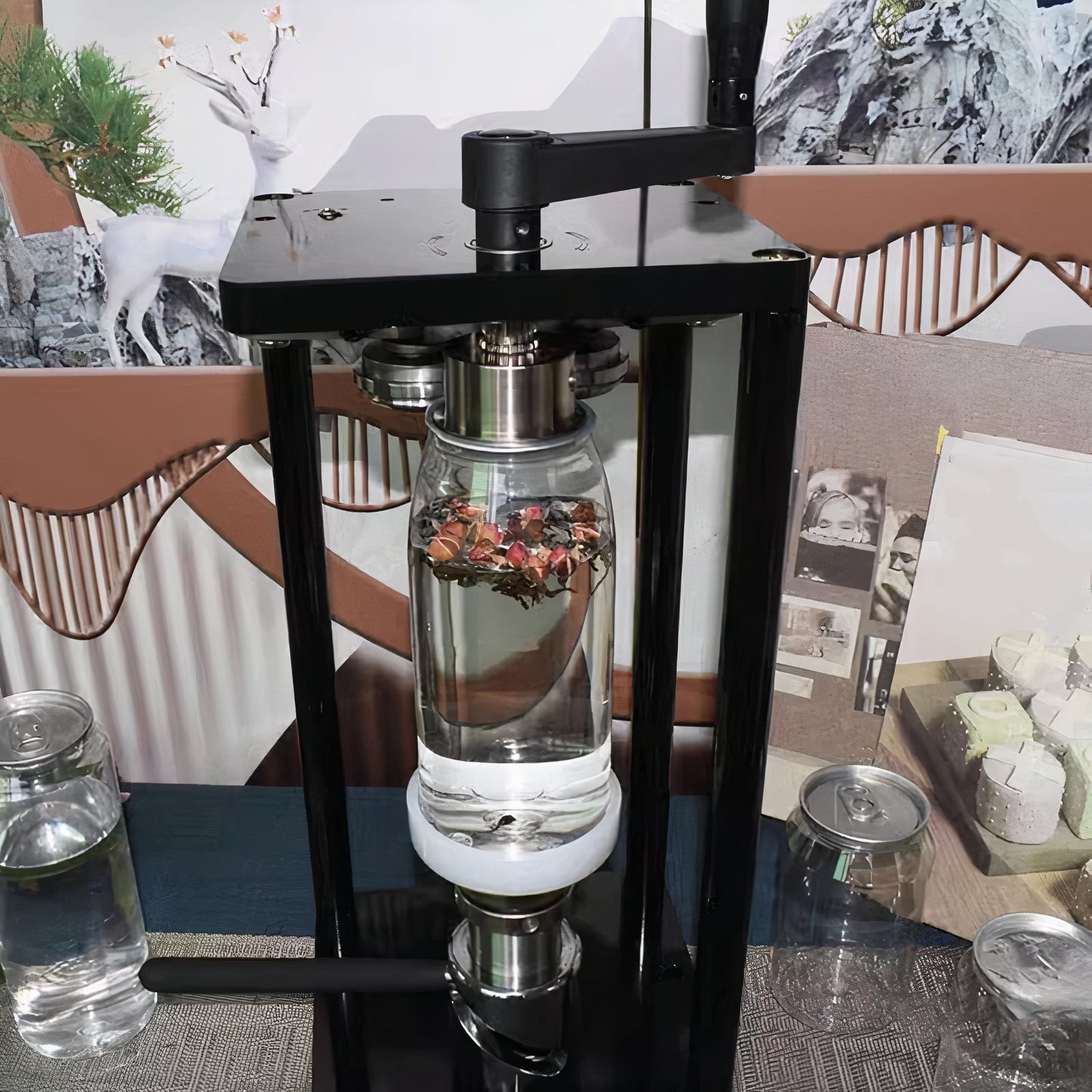 Manual Can Sealer – Portable Desktop Pop Can Sealing Machine for Small Businesses & Breweries