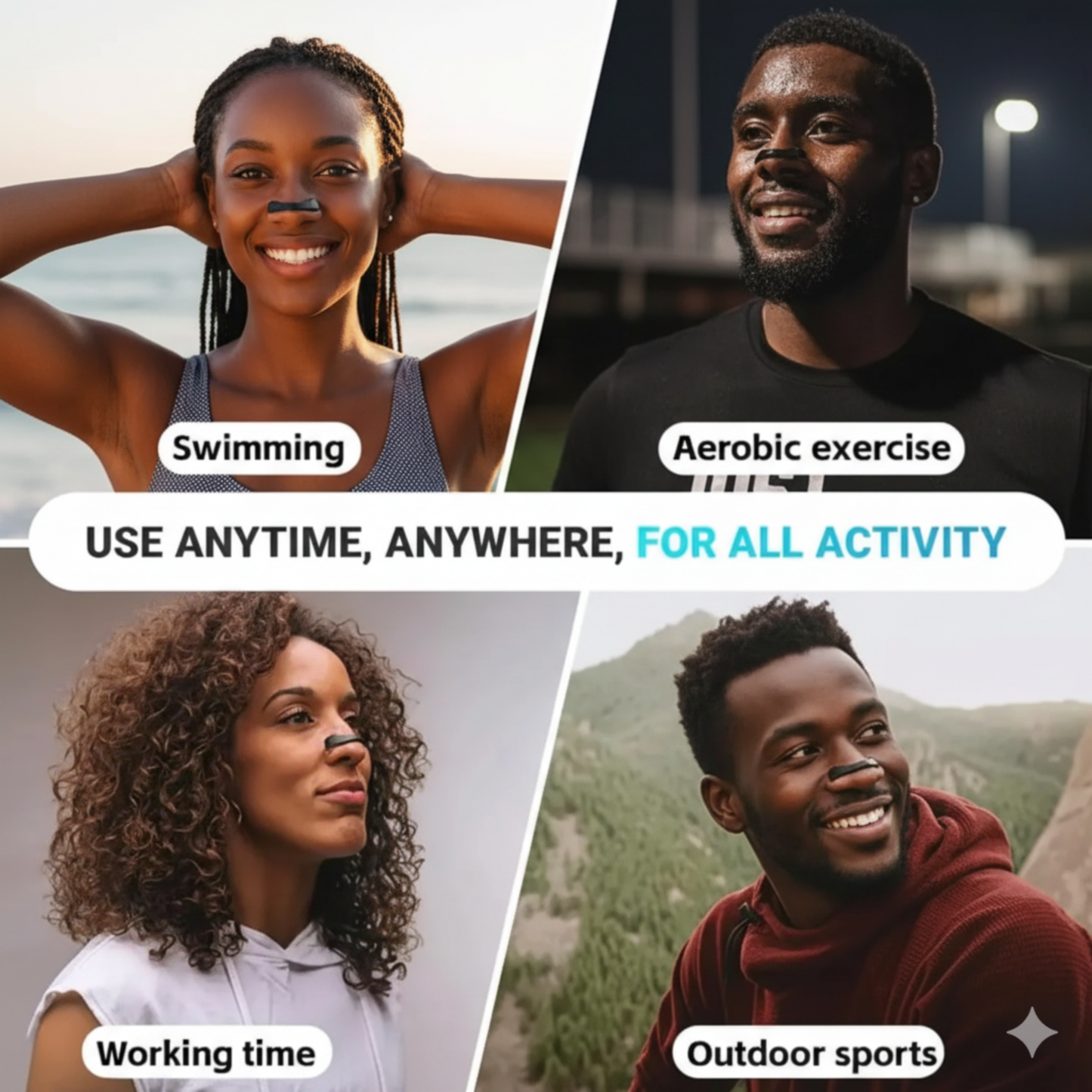 Magnetic External Nasal Dilator - Professional Anti-Snoring Solution for Sleep