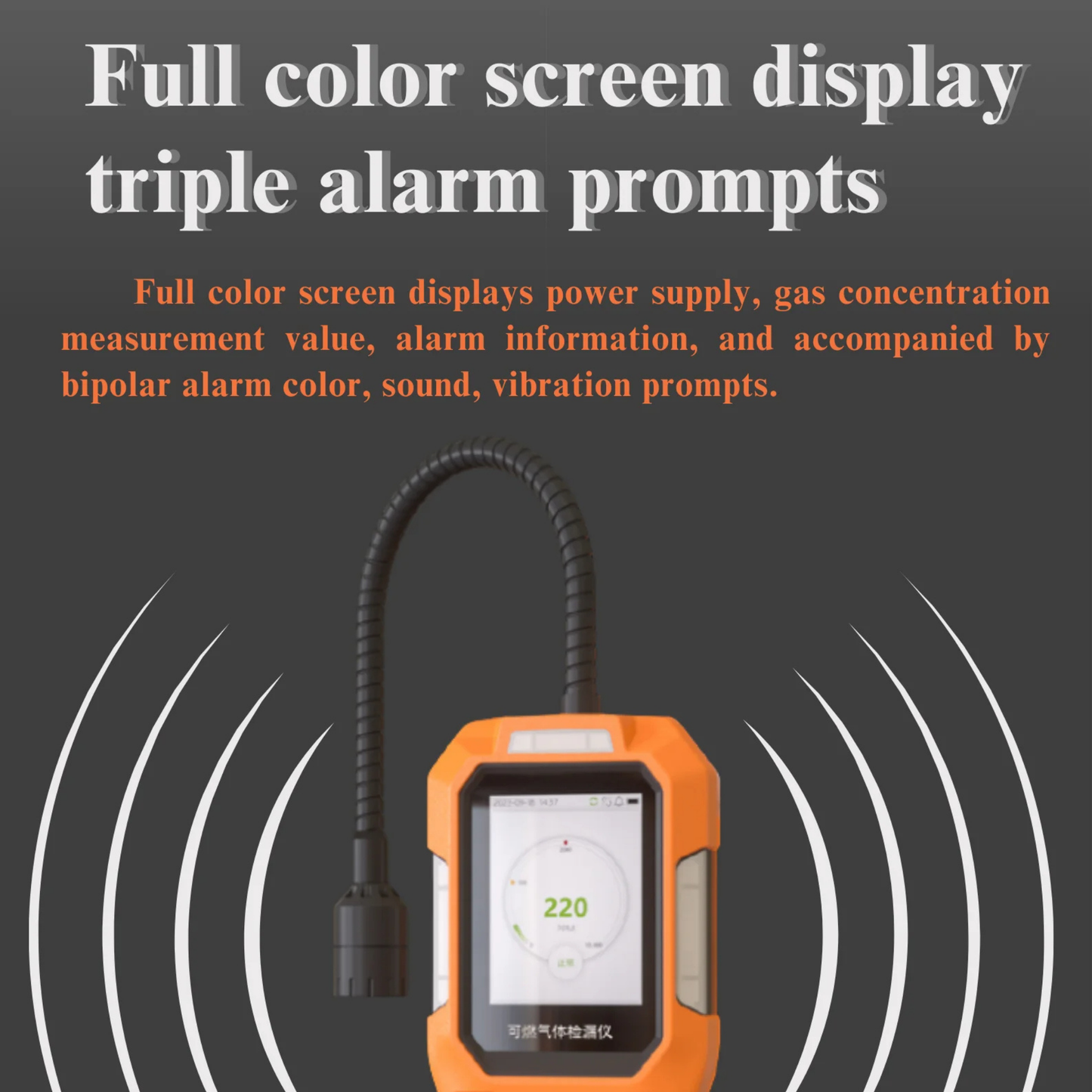 Smart Flexible Hose Gas Alarm System - Industrial Safety Monitoring Equipment