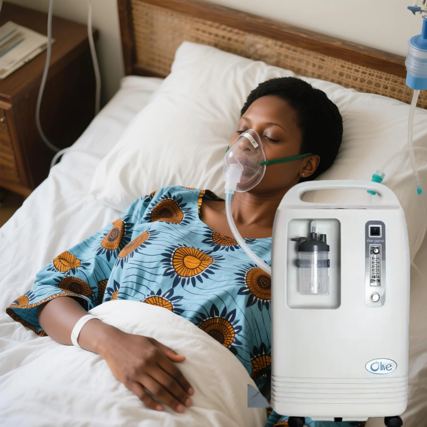 CE Certified Medical Oxygen Concentrator - 5L/10L Hospital-Grade with 2-Year Warranty