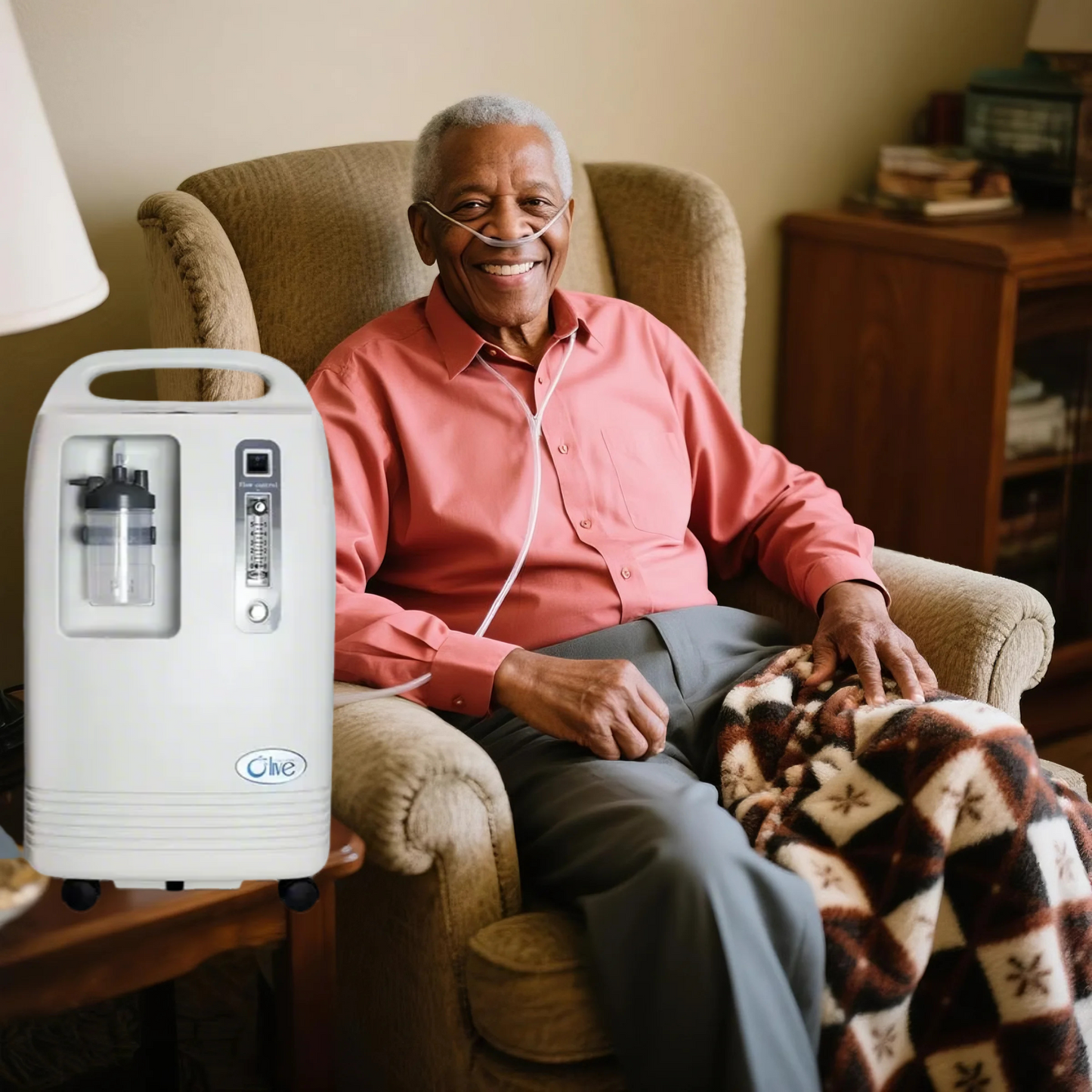 CE Certified Medical Oxygen Concentrator - 5L/10L Hospital-Grade with 2-Year Warranty