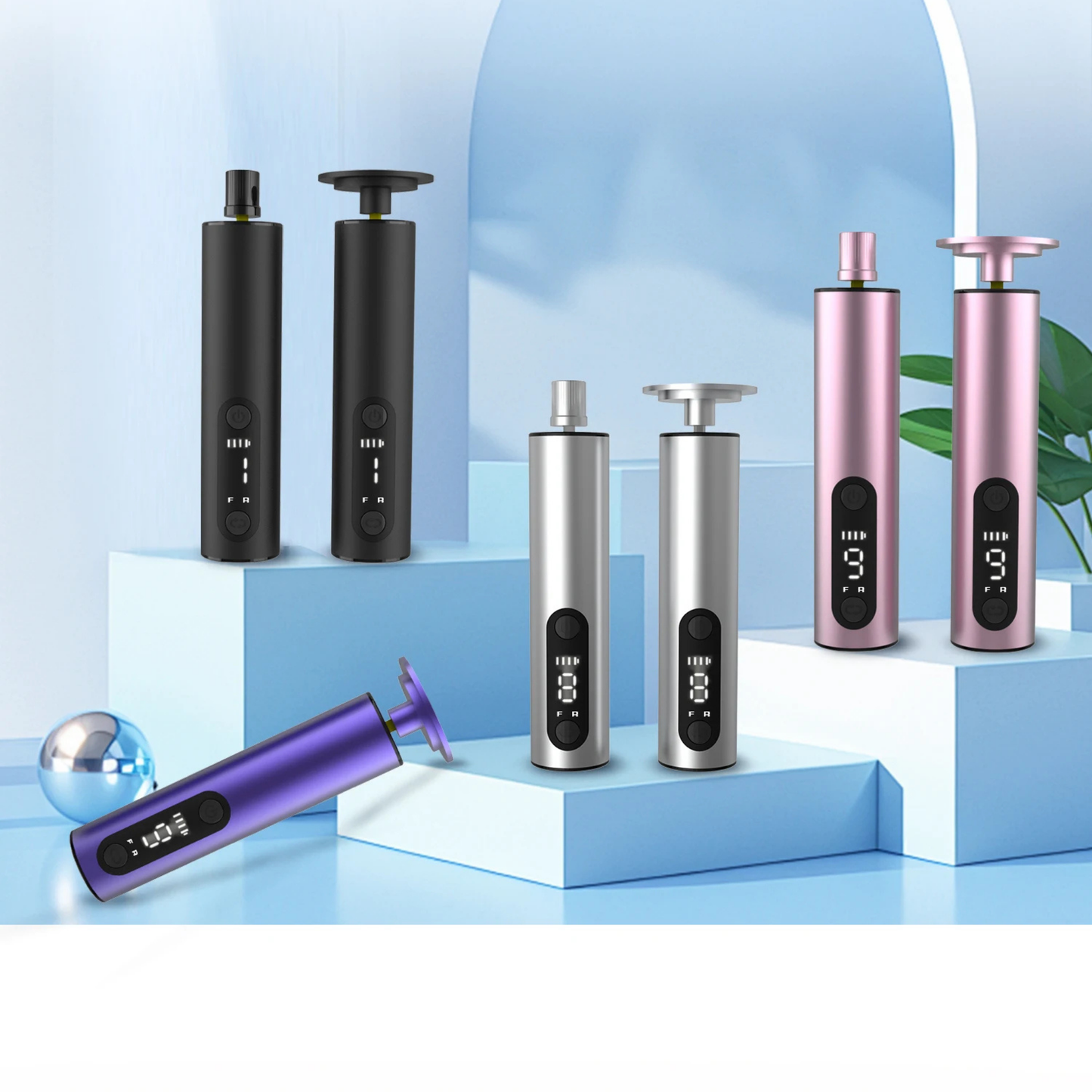 Wireless Rechargeable 9-Speed Foot Care System - Professional Callus Remover