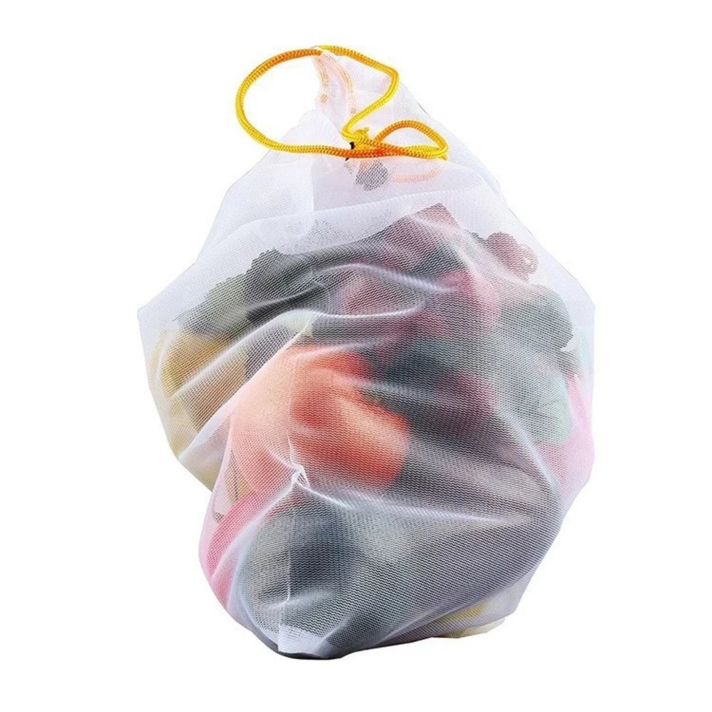 Biodegradable 5-Piece Reusable RPET Mesh Shopping Bag Set