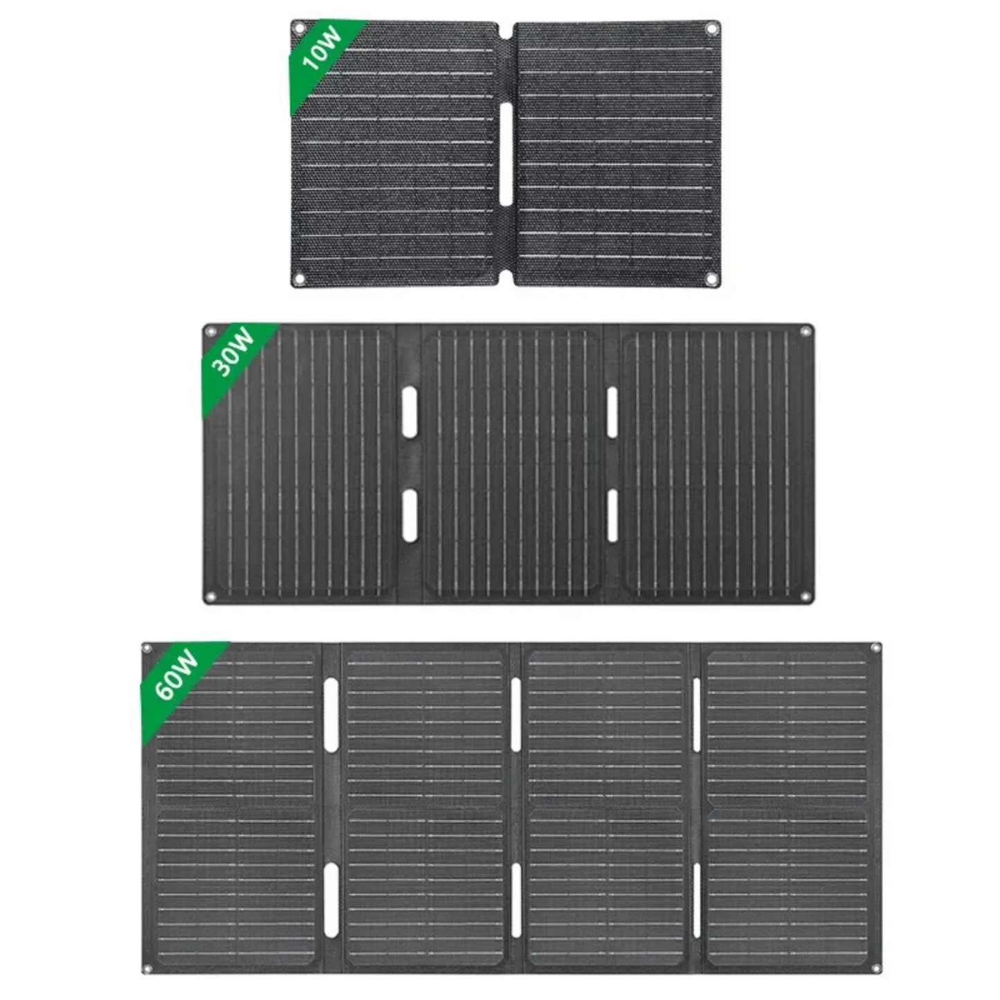 Portable 10W-30W Foldable Solar Charger - High Efficiency Power Solution