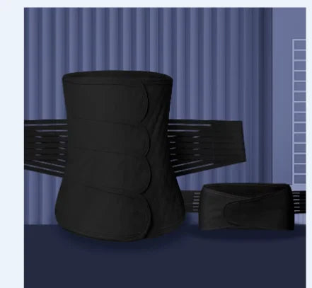 Premium Black Postnatal Recovery C-Section Band - Postpartum Support Wrap System