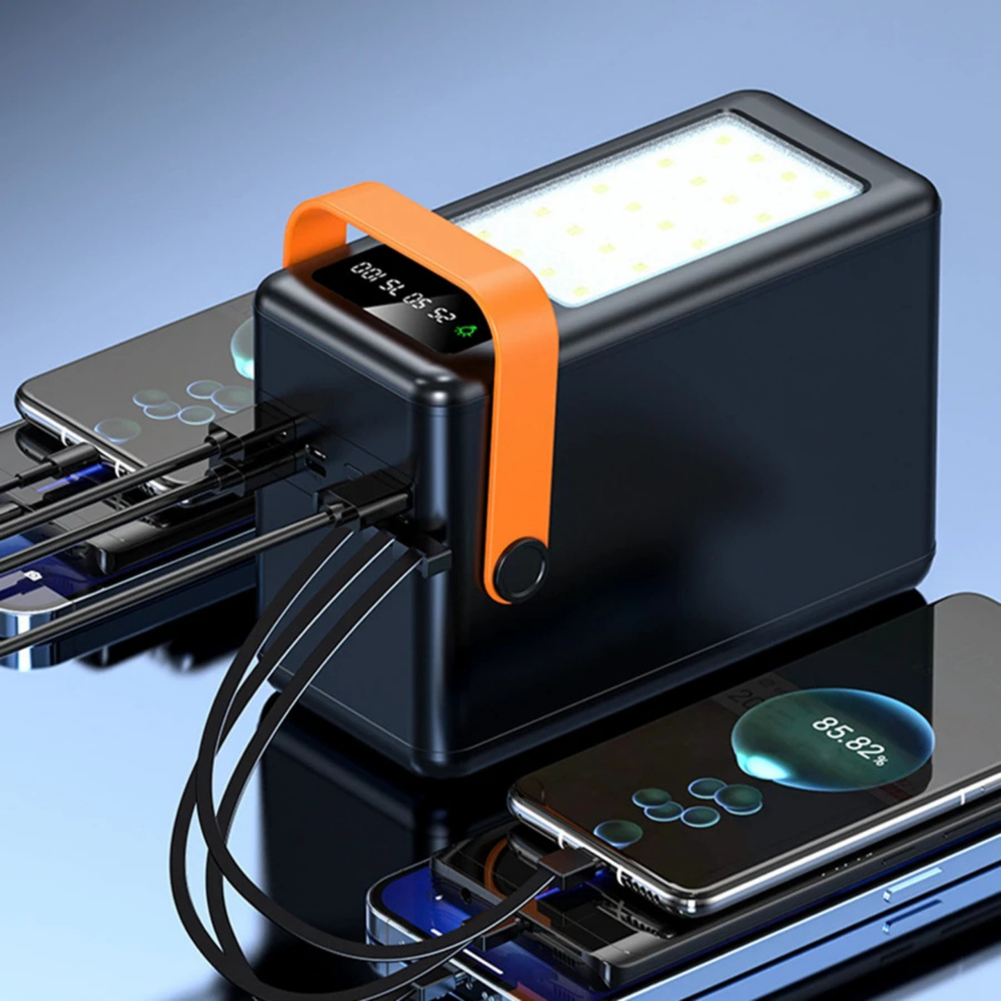 Emergency 100000mAh Power Bank Station - Digital Display LED Screen