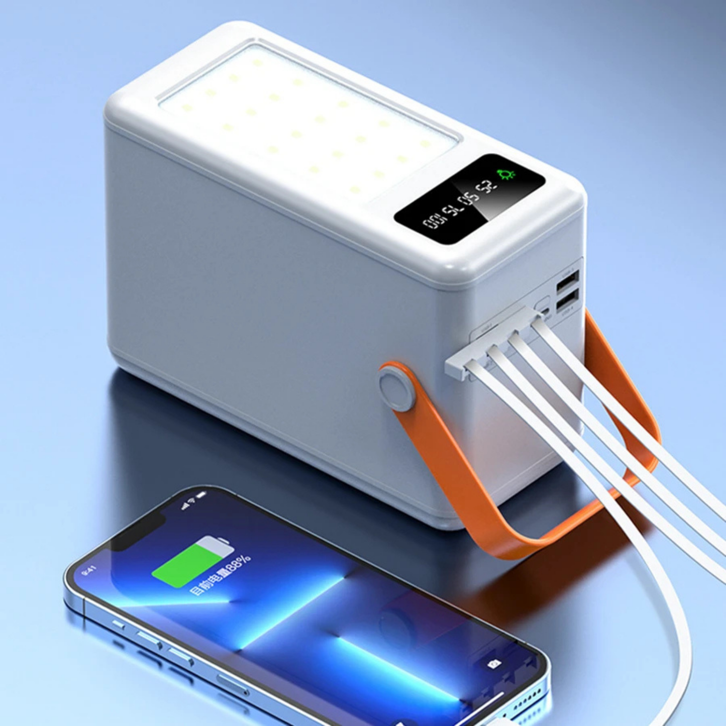 Emergency 100000mAh Power Bank Station - Digital Display LED Screen