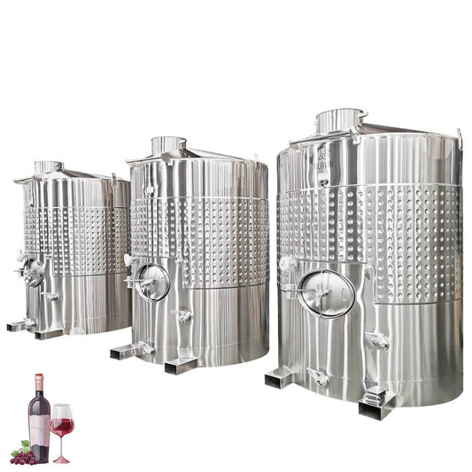 Commercial Stainless Steel Wine Storage Tanks - 2000L/3000L/5000L Fermenters
