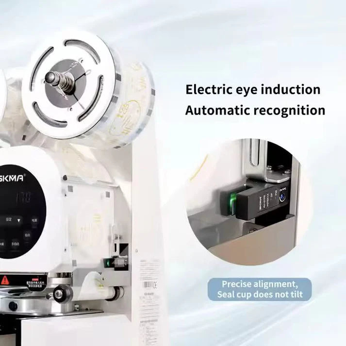 Fully Automatic High-Speed Cup Sealing Machine – Industrial Beverage Packaging