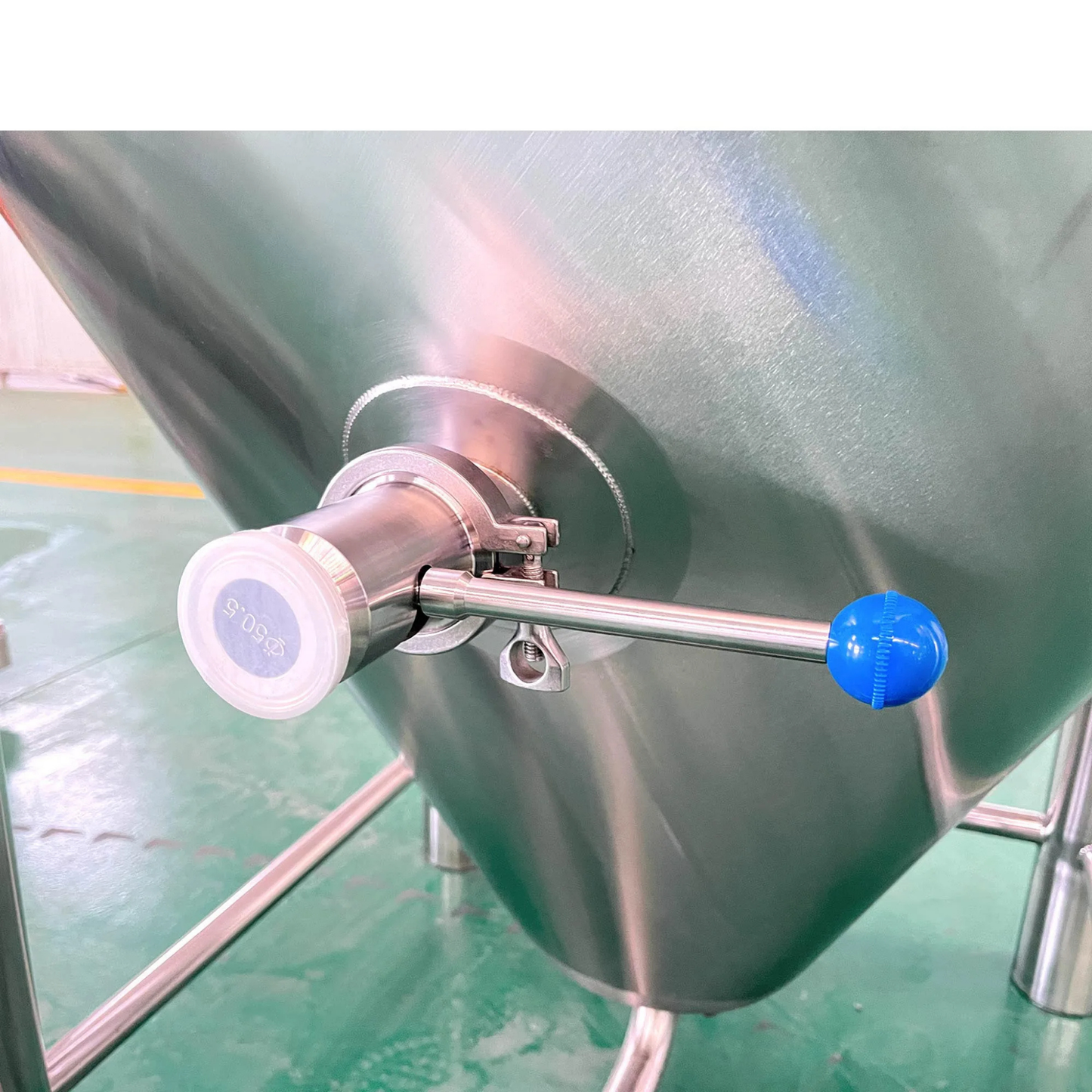 800L Conical Fermenter - Double Layer Cooling, Dimple Jacketed Brewing System