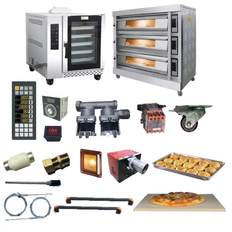 Professional Commercial Bakery & Pizza Deck Oven - Heavy Duty Stainless Steel Single Layer System