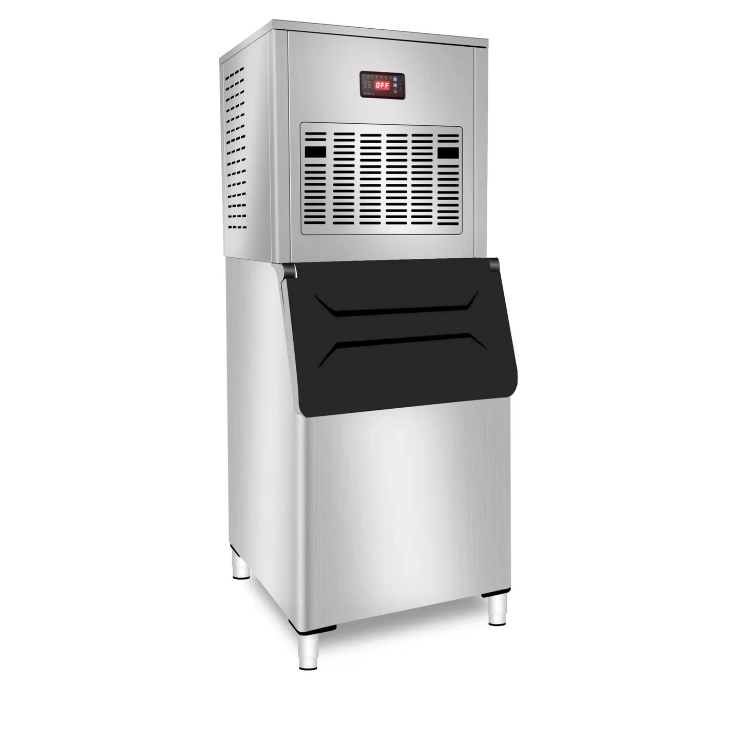 350kg/day Commercial Ice Maker Machine - Square Cube Production 110-240V 940W