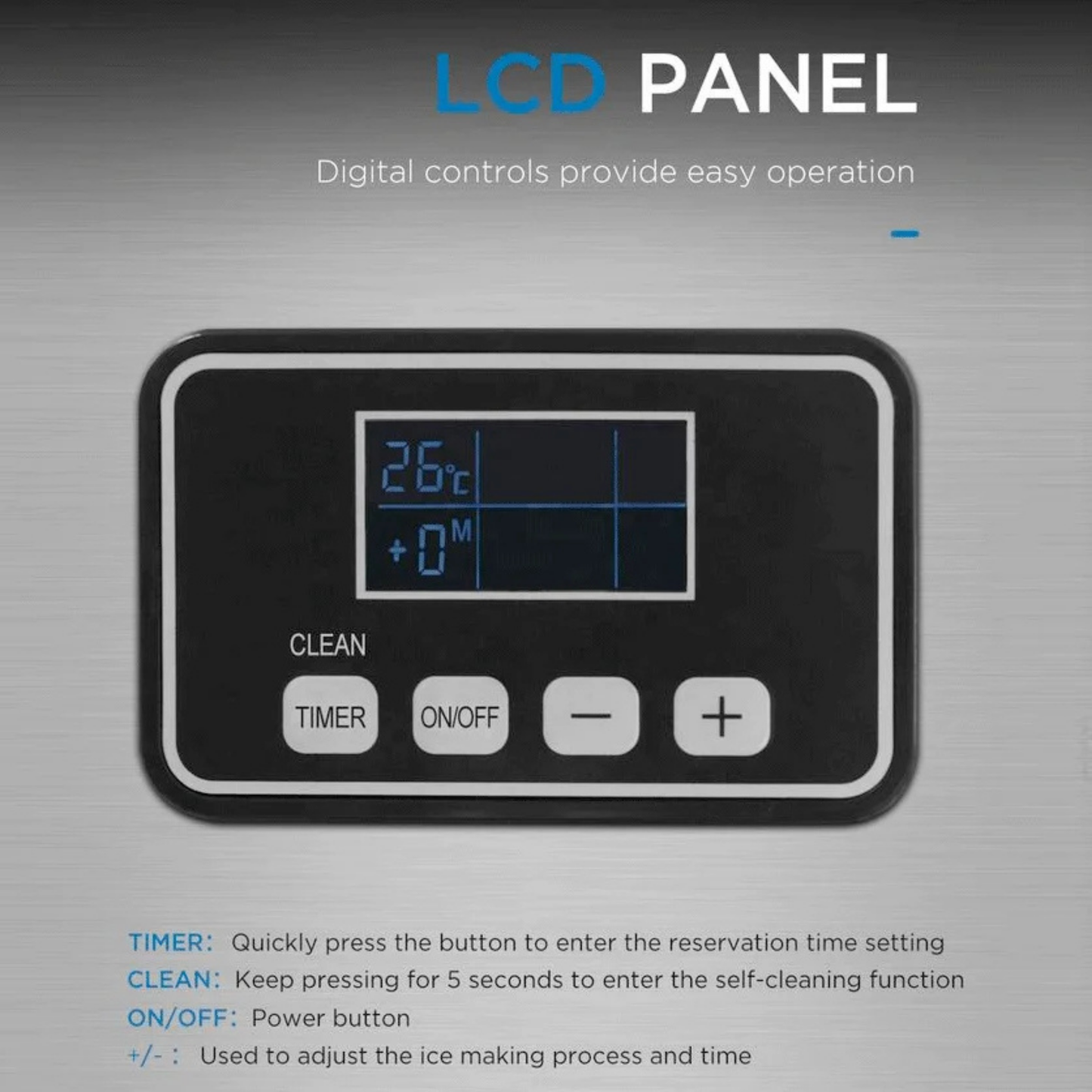 350kg/day Commercial Ice Maker Machine - Square Cube Production 110-240V 940W