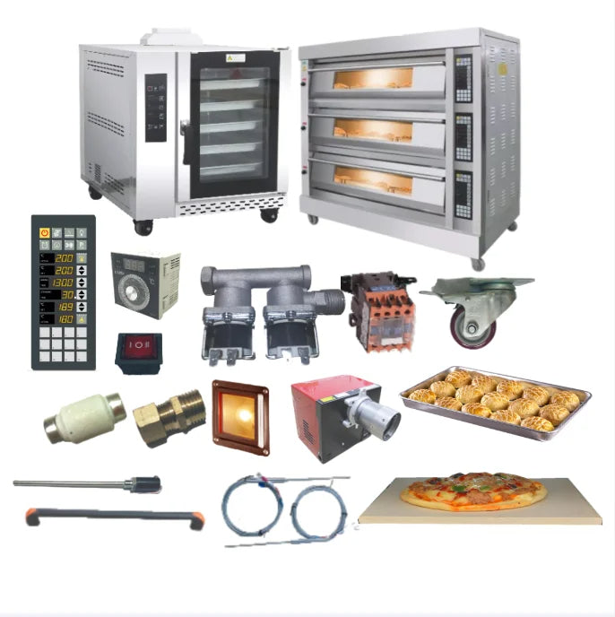 Professional Commercial Bakery & Pizza Deck Oven - Heavy Duty Stainless Steel Single Layer System