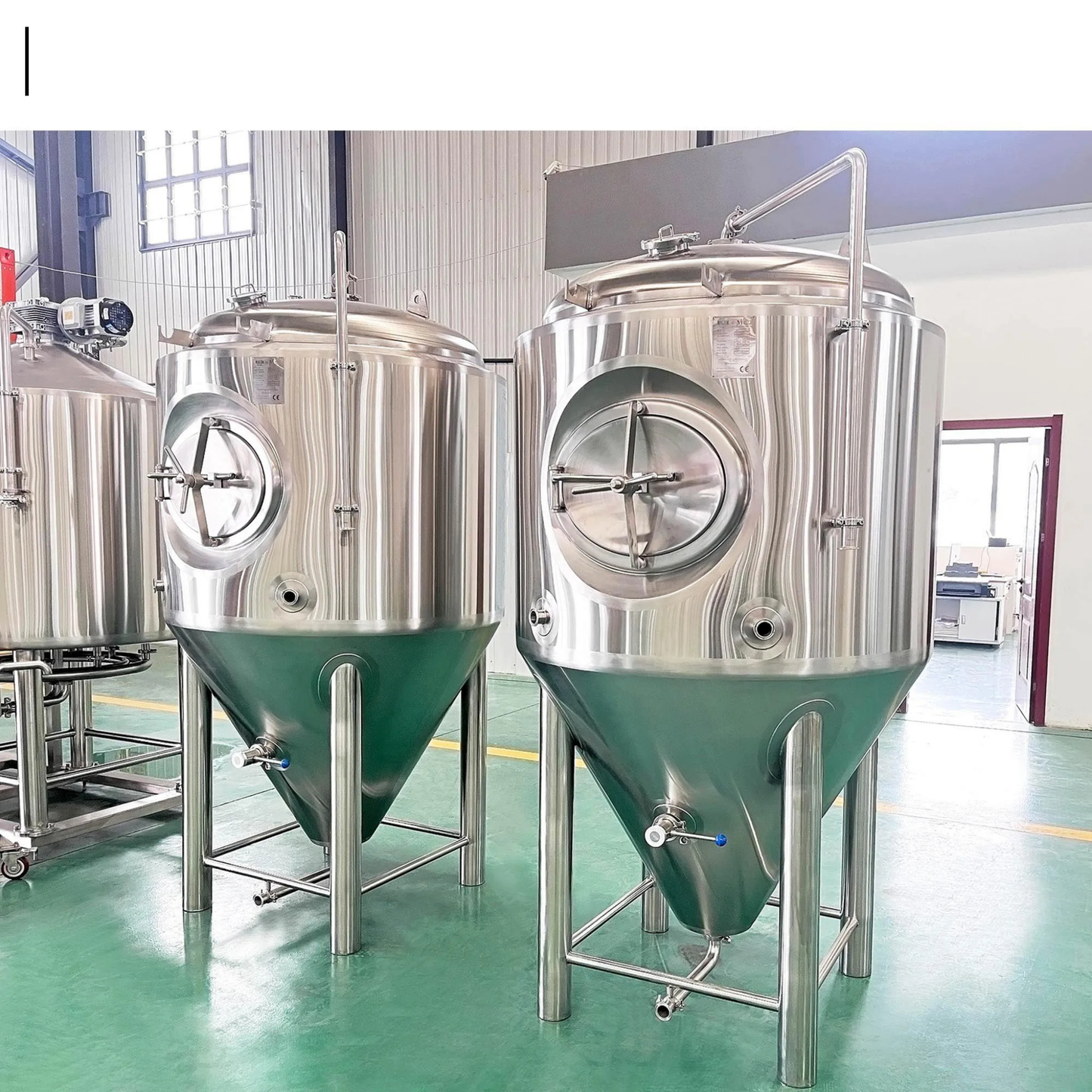 800L Conical Fermenter - Double Layer Cooling, Dimple Jacketed Brewing System