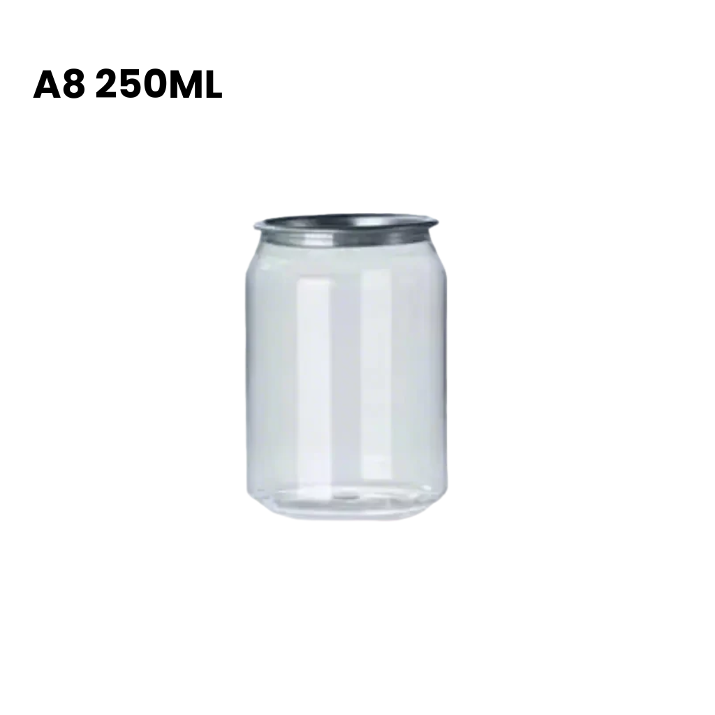 PET Plastic Jars BPA-Free – Stackable, Leak-Proof Containers Without any Easy-Open Lids (starting at 200PCs)