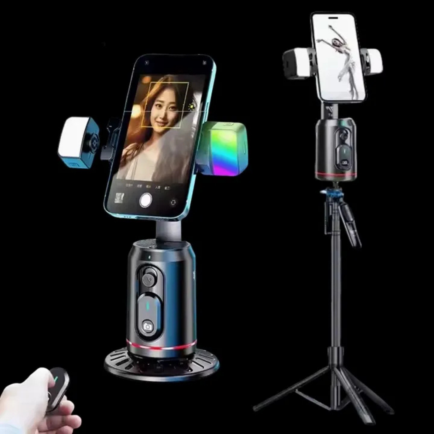 360° Smart AI Auto-Tracking Gimbal for Vloggers & Live Streamers