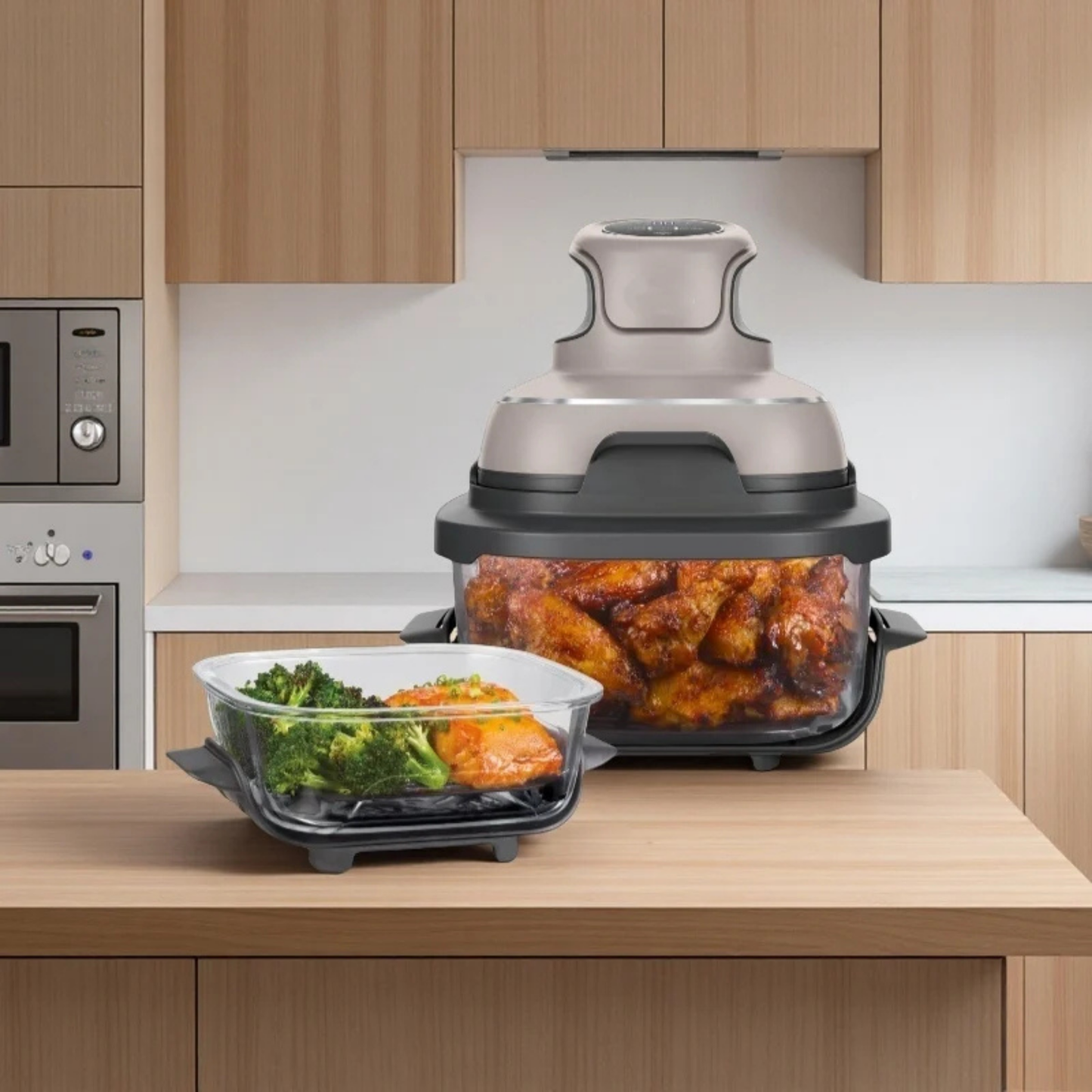 Professional 4-in-1 High-Quality Crispy Intelligent Fully Automatic Electric Air Fryer