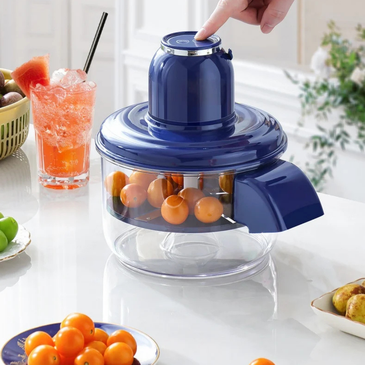 Automatic Fruit & Garlic Peeling Machine - Electric Grape Peeler Solution