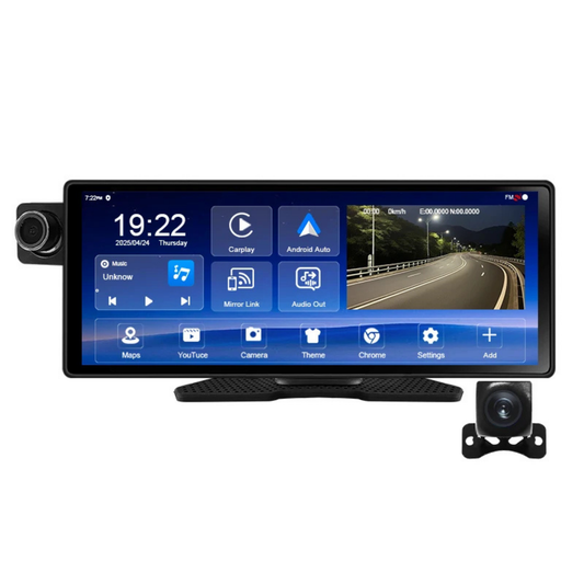 10.25" Android Auto & CarPlay Head Unit with Wi-Fi and Touchscreen