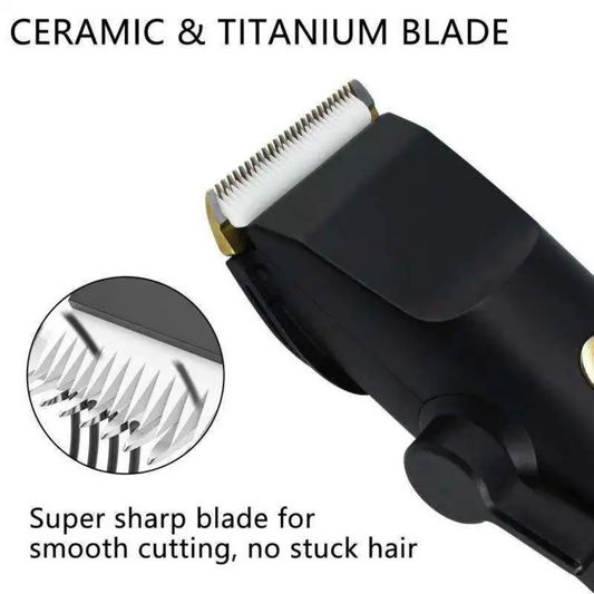 Professional Cordless Hair Trimmer - Advanced Mini Electric Clipper for Men & Barbers