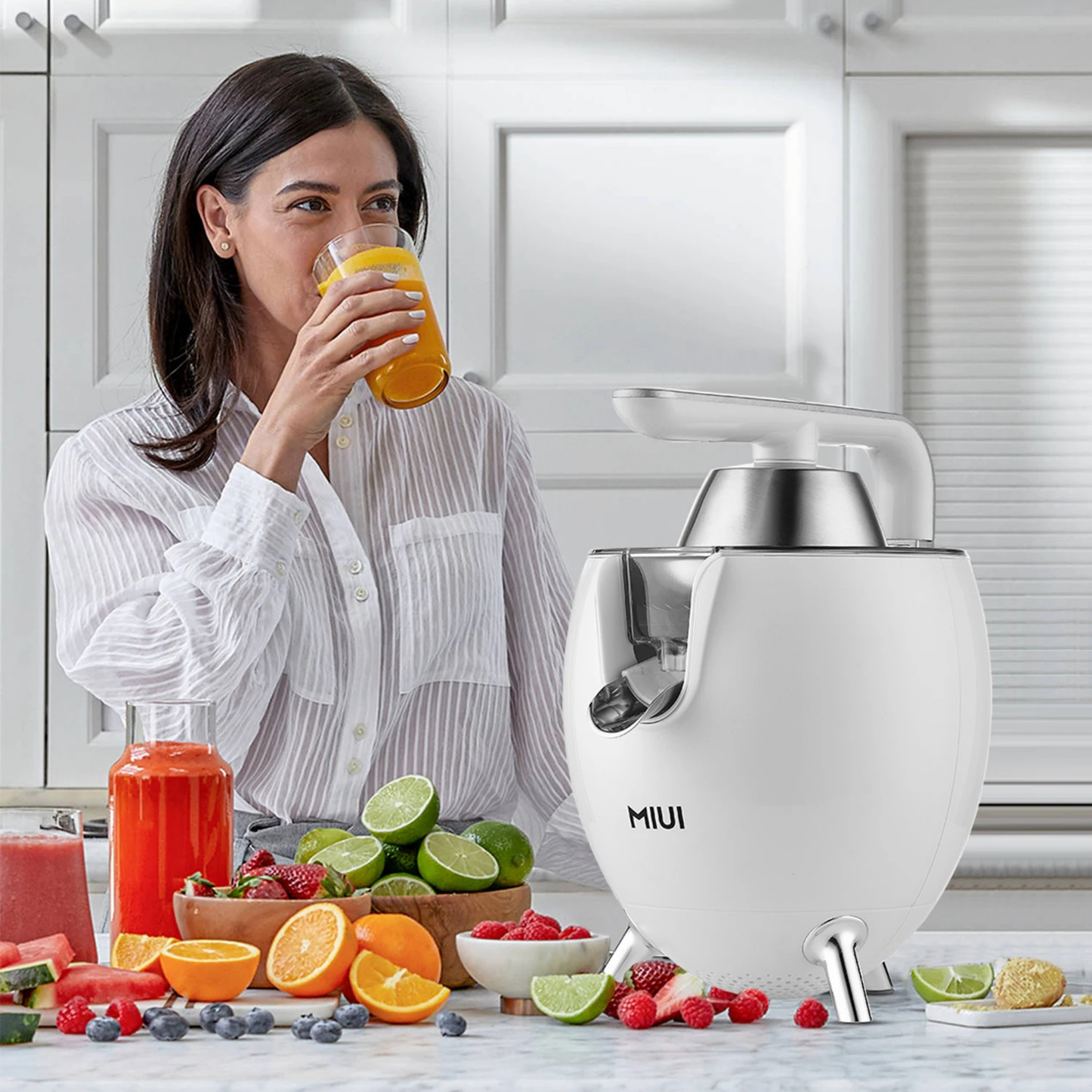 Professional 850W Commercial Citrus Juicer Squeezer - High Capacity Juice Press