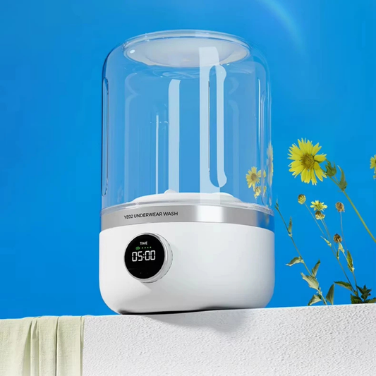 Wireless Portable Mini Ultrasonic Washing Machine - Compact Washing Device