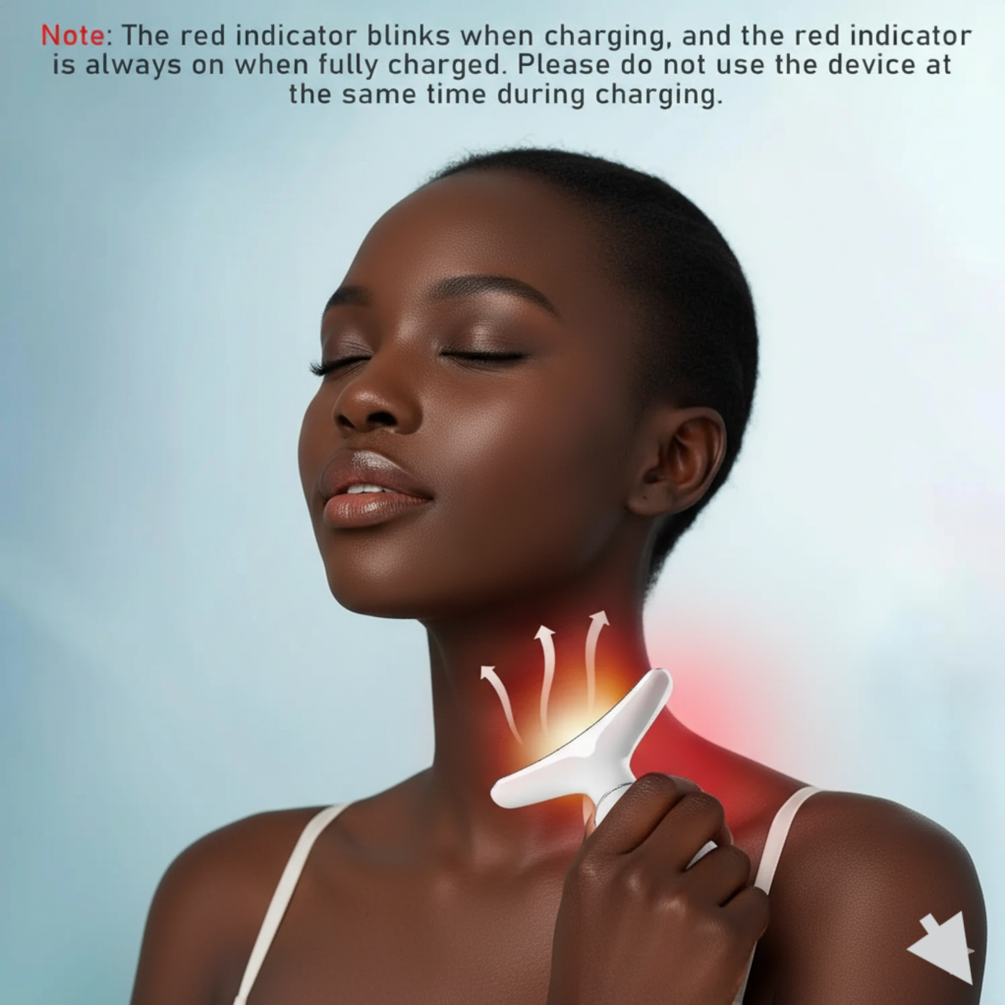 Professional Electric Facial & Neck Massager - Derclive Release Roller for Skin Care & Relaxation