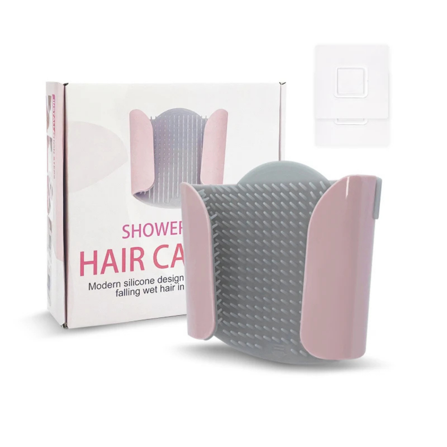 Easy Install Hair Catcher - Durable Drain Plug & Cover for Bathrooms, Kitchen