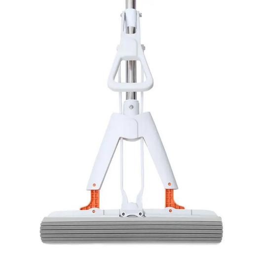 Professional Rubber Cotton Mop with Absorbent Sponge Head - Heavy Duty