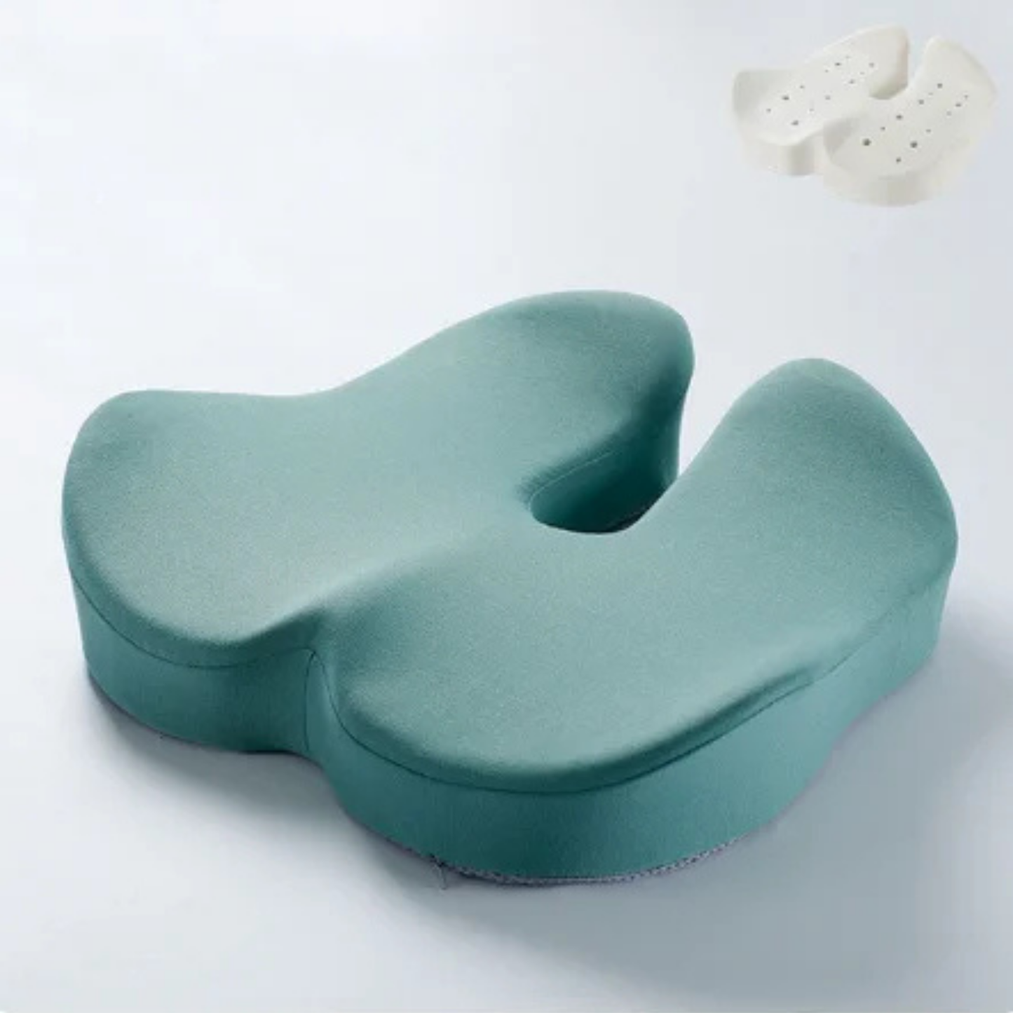 Premium Memory Foam Seat Cushion for Office Chairs & Cars - Back Pain Relief