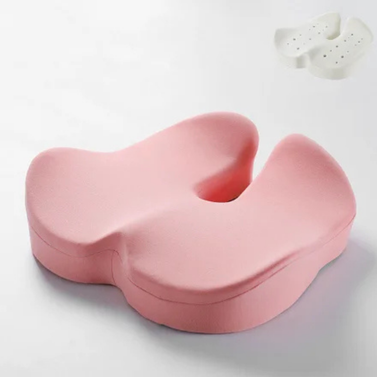 Premium Memory Foam Seat Cushion for Office Chairs & Cars - Back Pain Relief