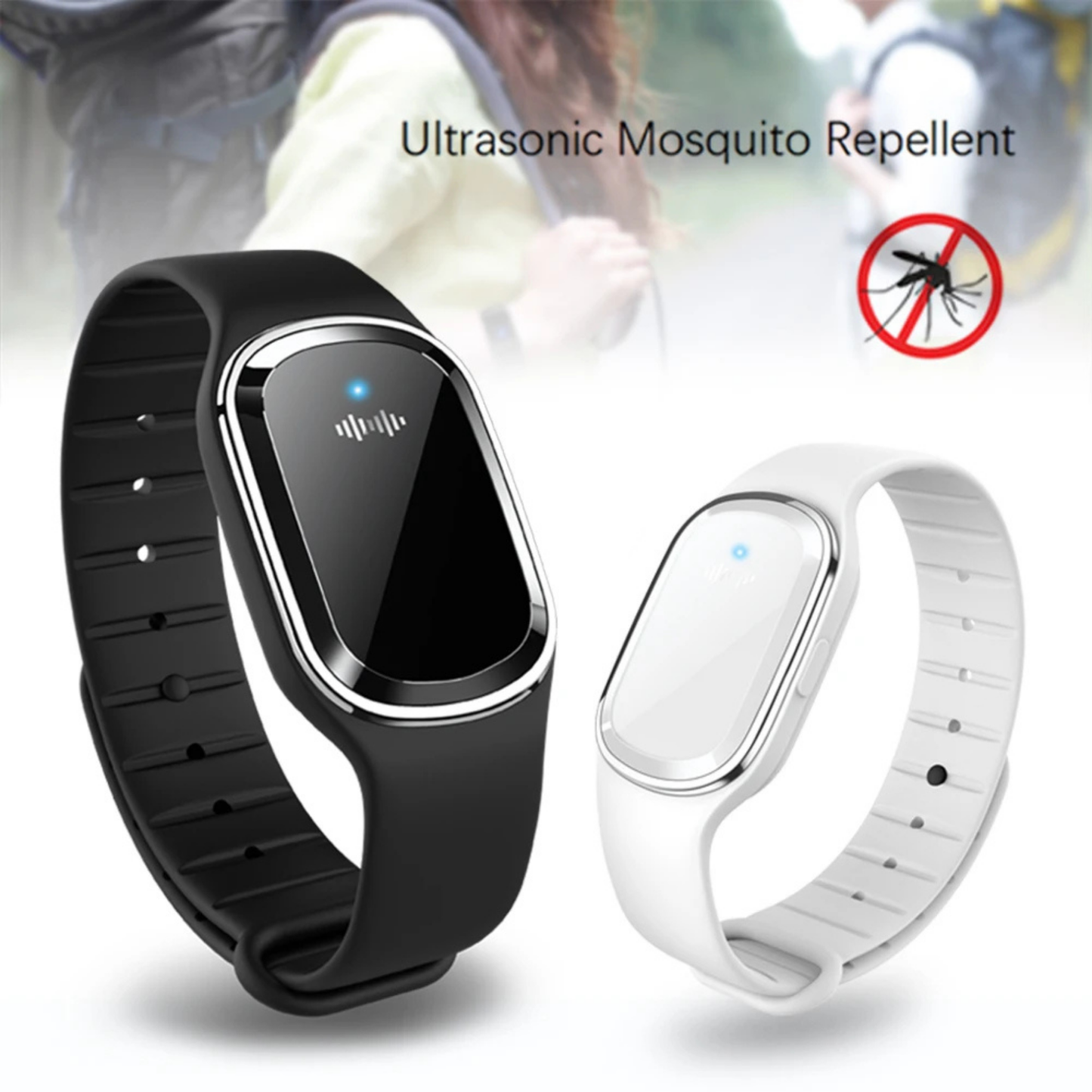 Professional Ultrasonic Mosquito Repellent Wristband - Smart Anti-Bite Technology