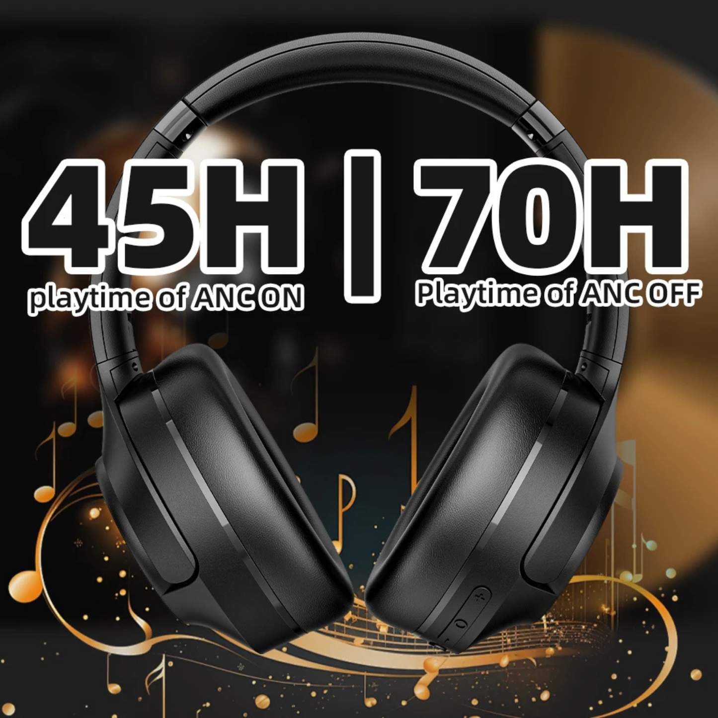 Professional Noise Cancelling Wireless Headphones - Soft Memory Foam Industrial Grade Audio