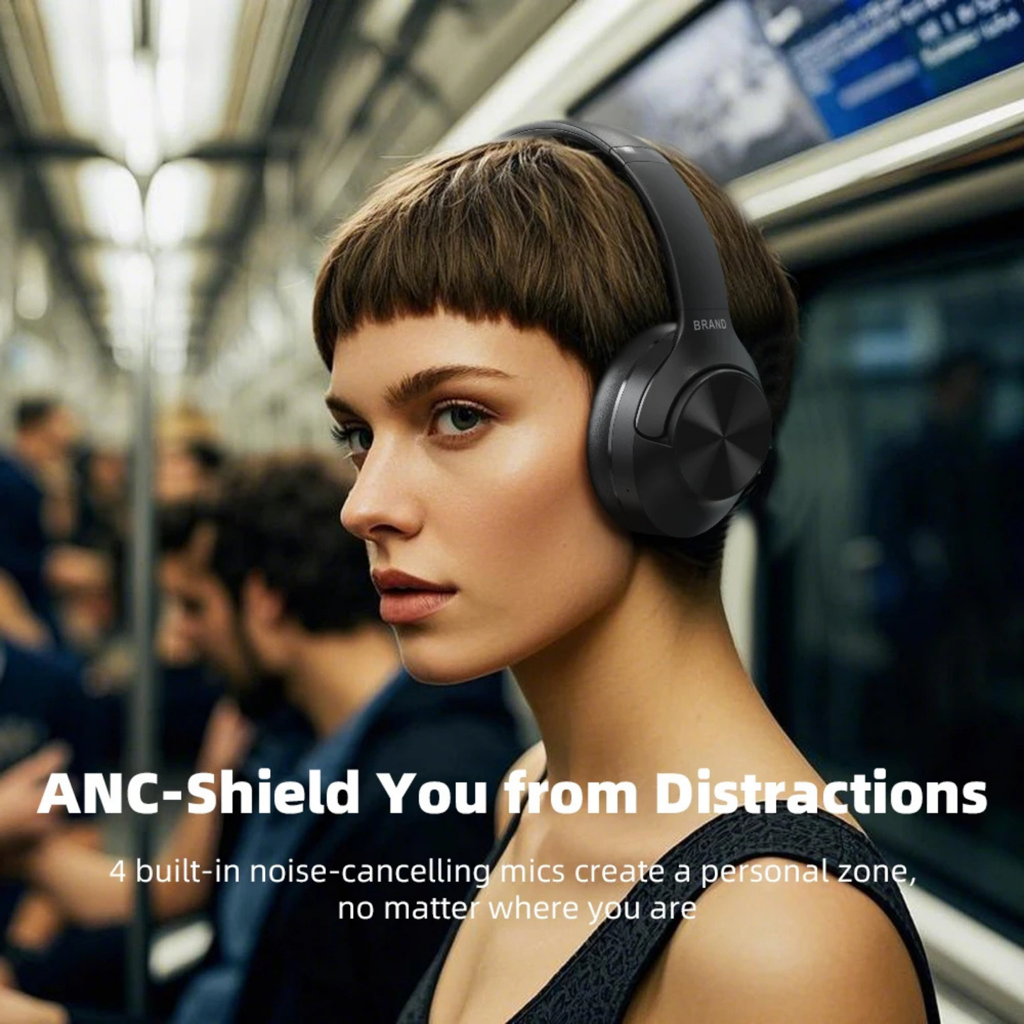 Professional Noise Cancelling Wireless Headphones - Soft Memory Foam Industrial Grade Audio