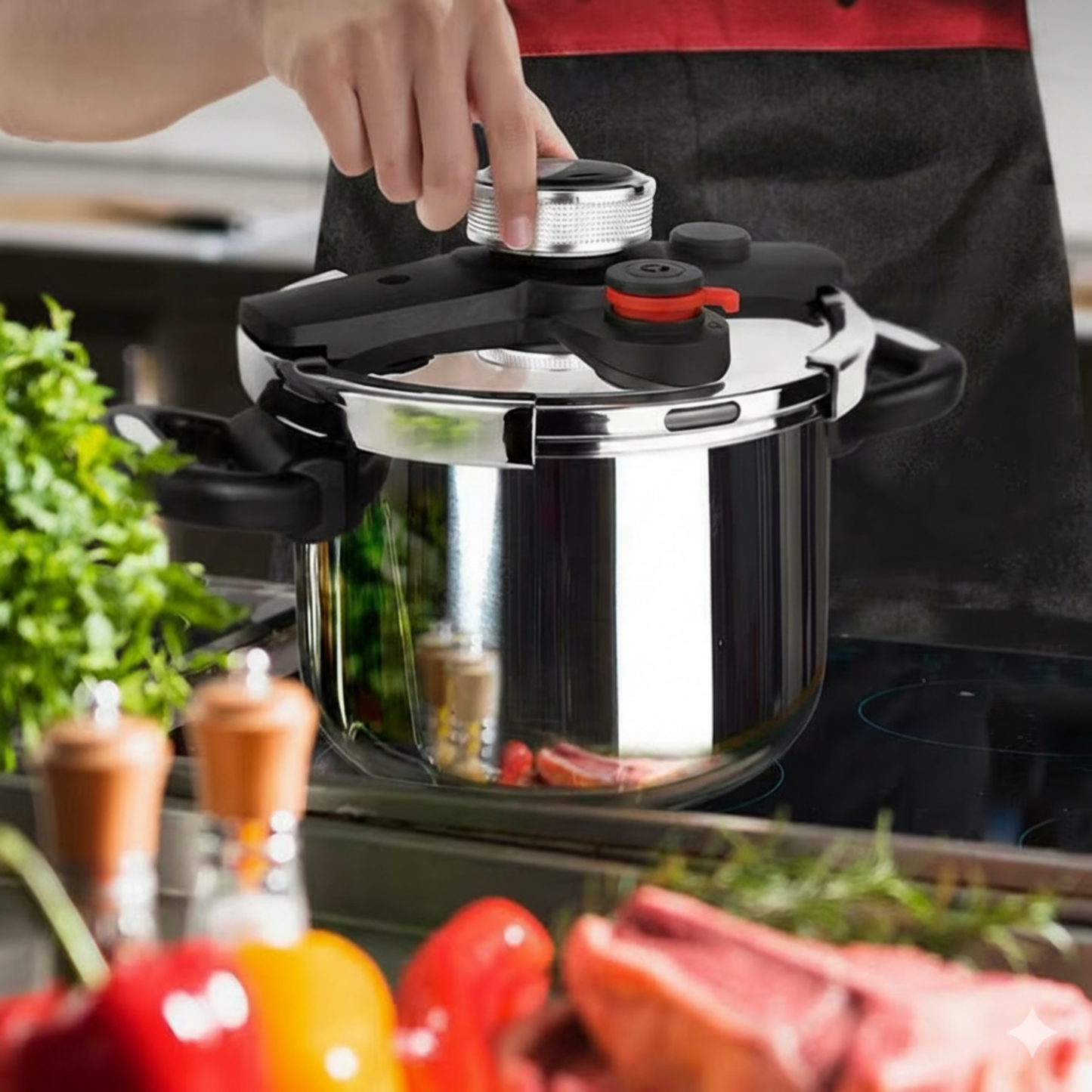 Professional High-Quality Nonstick Rice Pressure Cooker with Digital Display