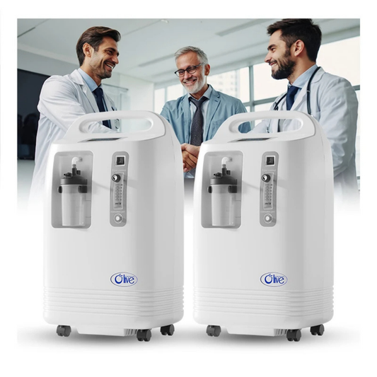 CE Certified Medical Oxygen Concentrator - 5L/10L Hospital-Grade with 2-Year Warranty