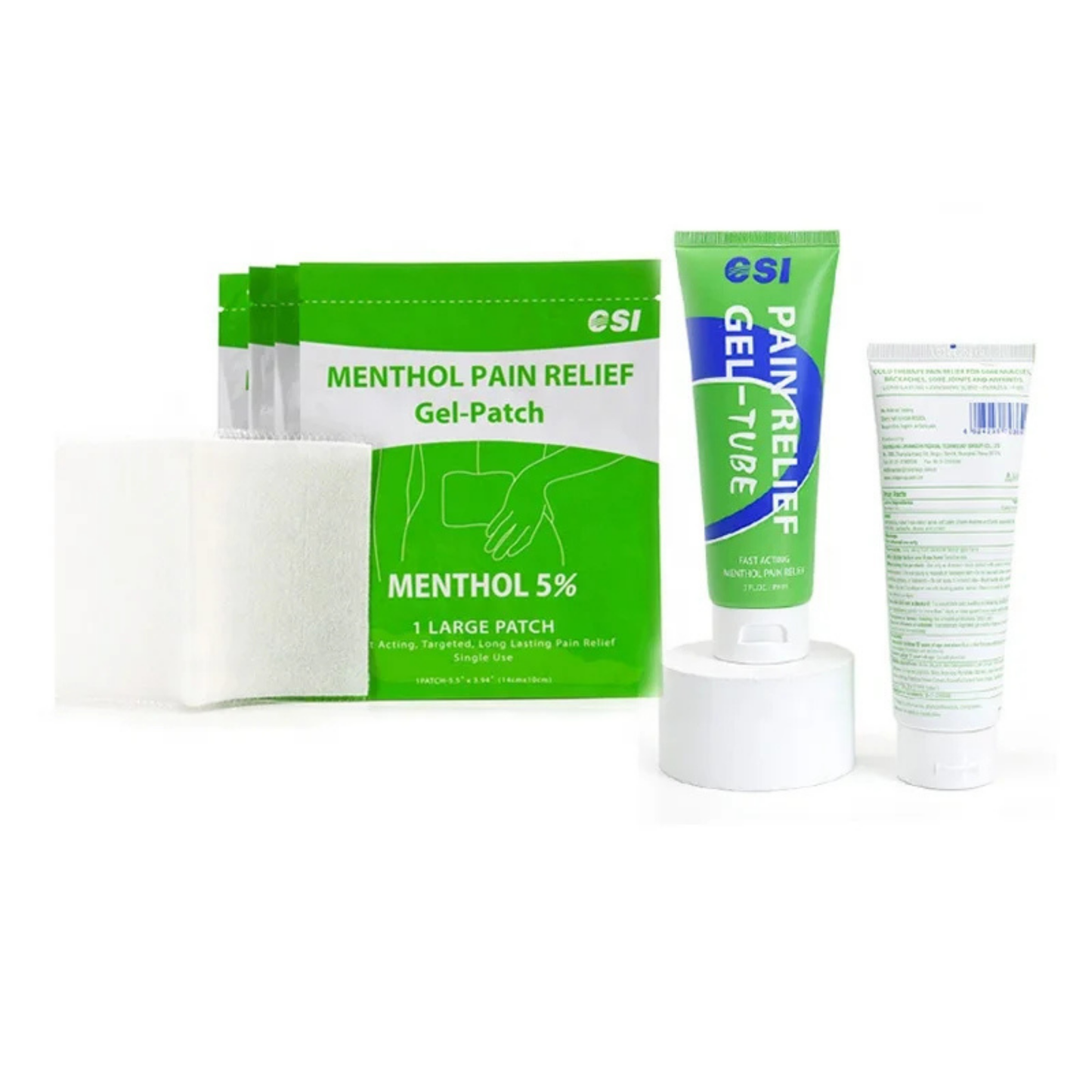 CSI Pain Relief Hydrogel Roller - Cooling Formula for Muscle, Back & Neck Pain