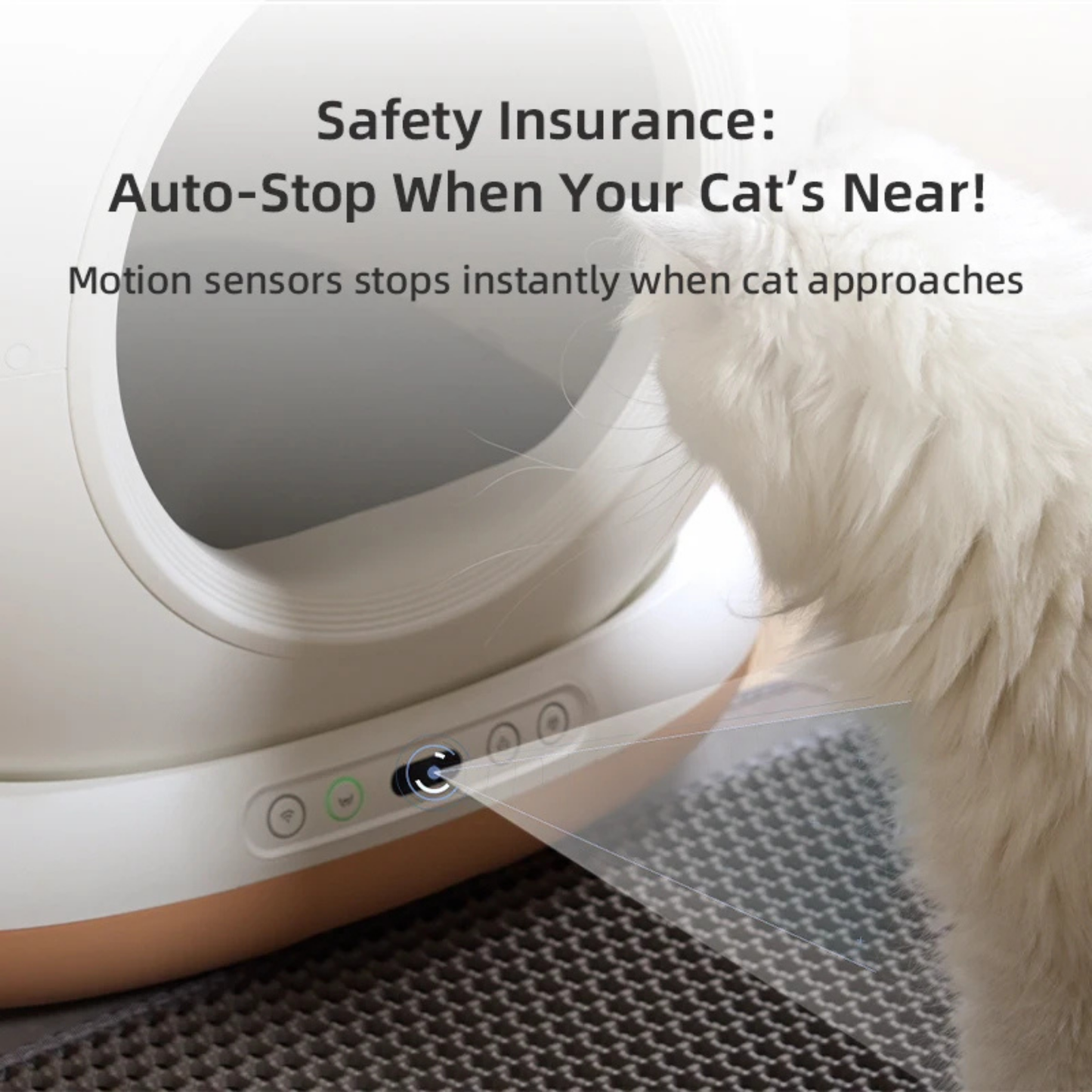 Electric Smart Self-Cleaning Cat Litter Box with APP Control & Odor Management