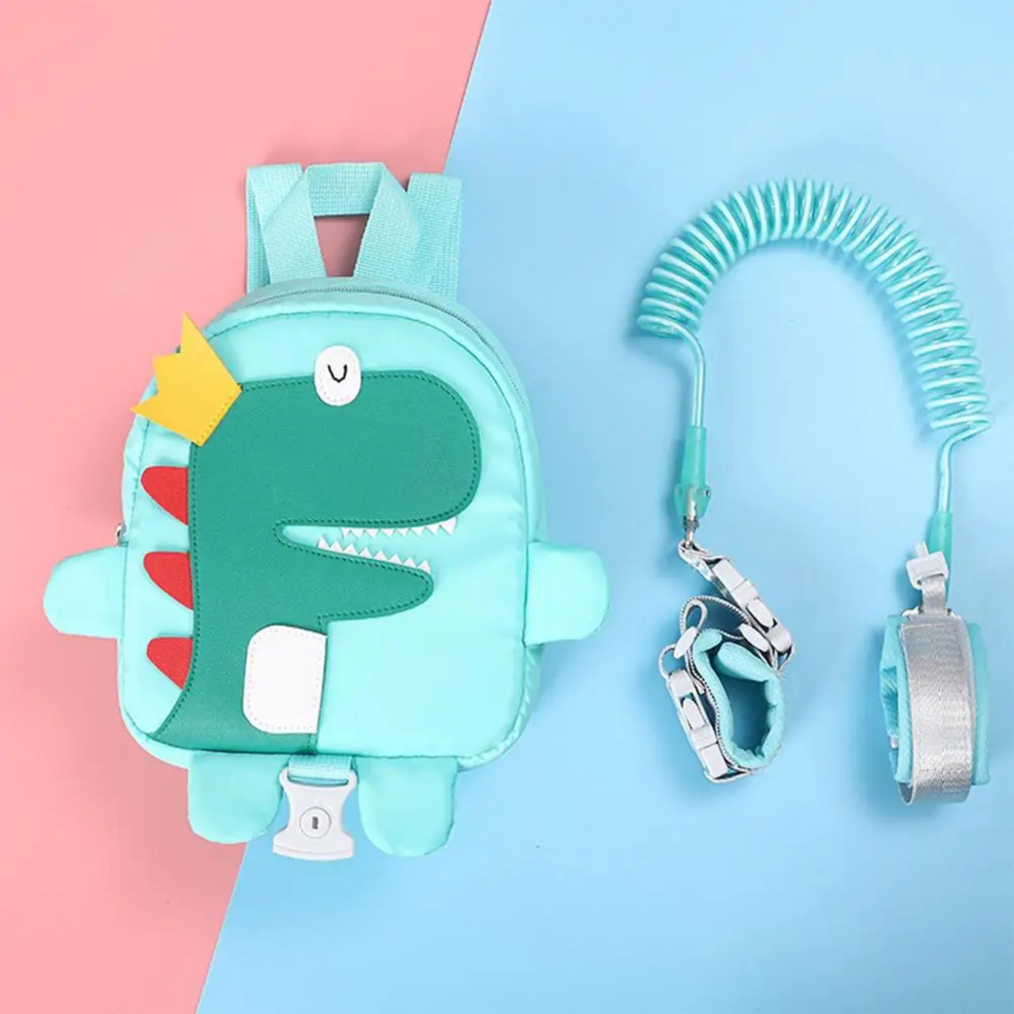 Kids Anti-Lost Device - Cartoon Dinosaur Backpack Leash for Toddlers & Infants