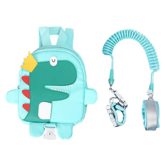 Kids Anti-Lost Device - Cartoon Dinosaur Backpack Leash for Toddlers & Infants