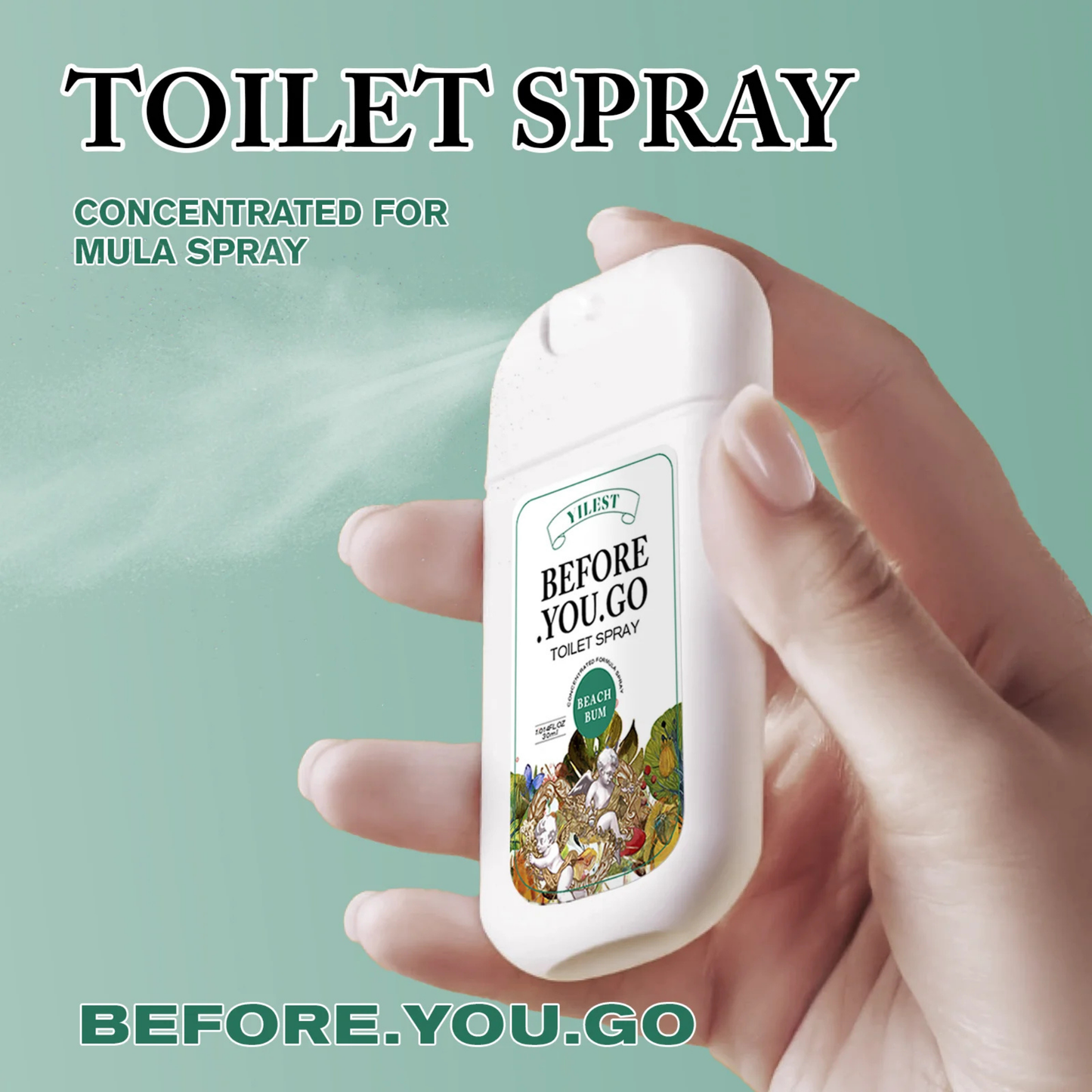 Natural Pre-Poo Odor Eliminator - Disposable Toilet Spray Solution