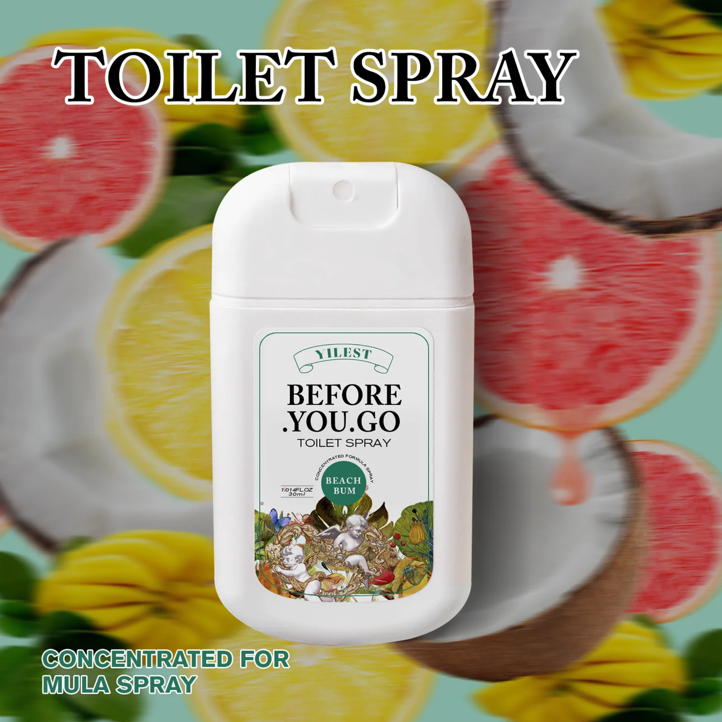 Natural Pre-Poo Odor Eliminator - Disposable Toilet Spray Solution
