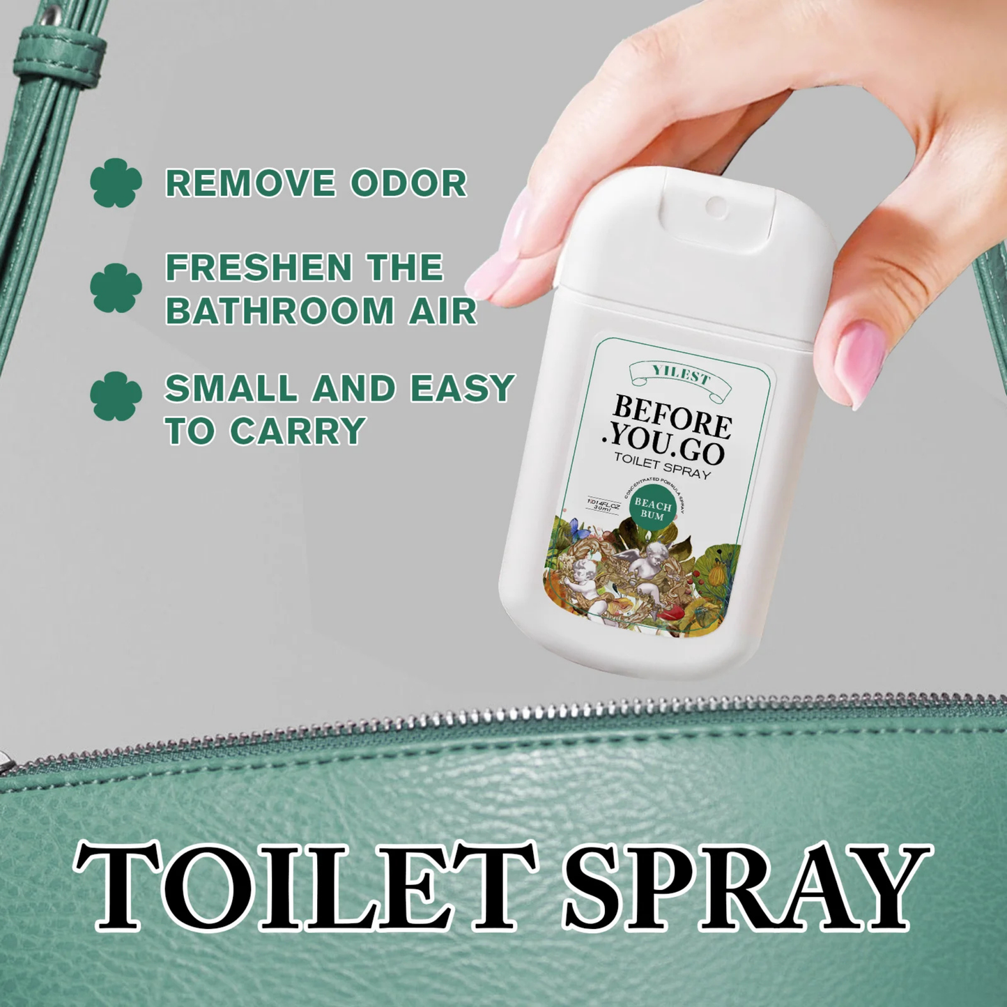 Natural Pre-Poo Odor Eliminator - Disposable Toilet Spray Solution