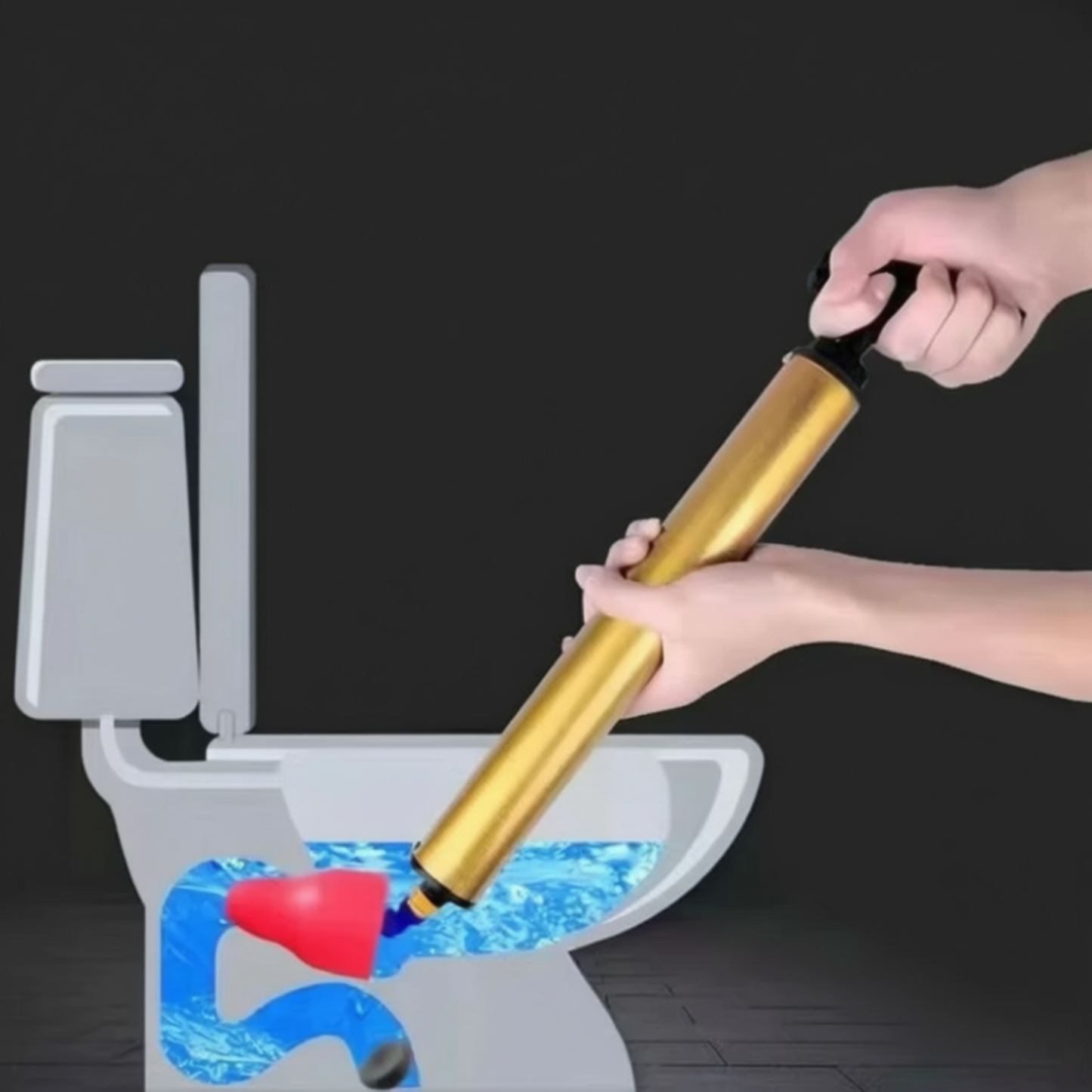 Professional Multi-Functional Toilet & Pipe Unclogger Tool – Durable Home Plumbing Kit