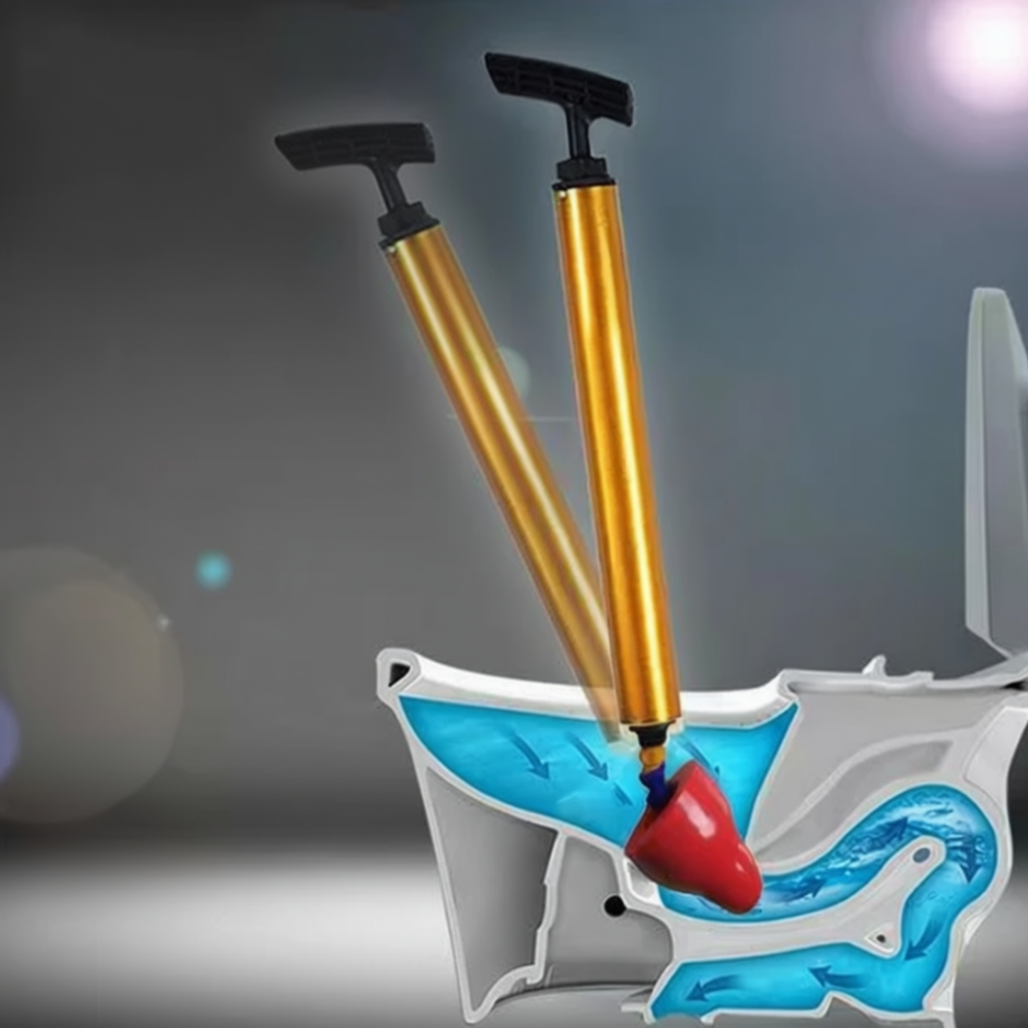 Professional Multi-Functional Toilet & Pipe Unclogger Tool – Durable Home Plumbing Kit