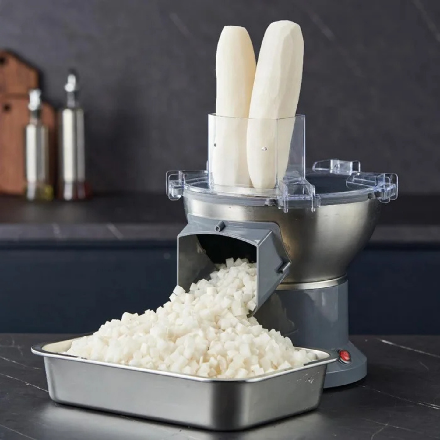 Professional Industrial Vegetable Processing Machine - Cabbage Potato Onion Cutter