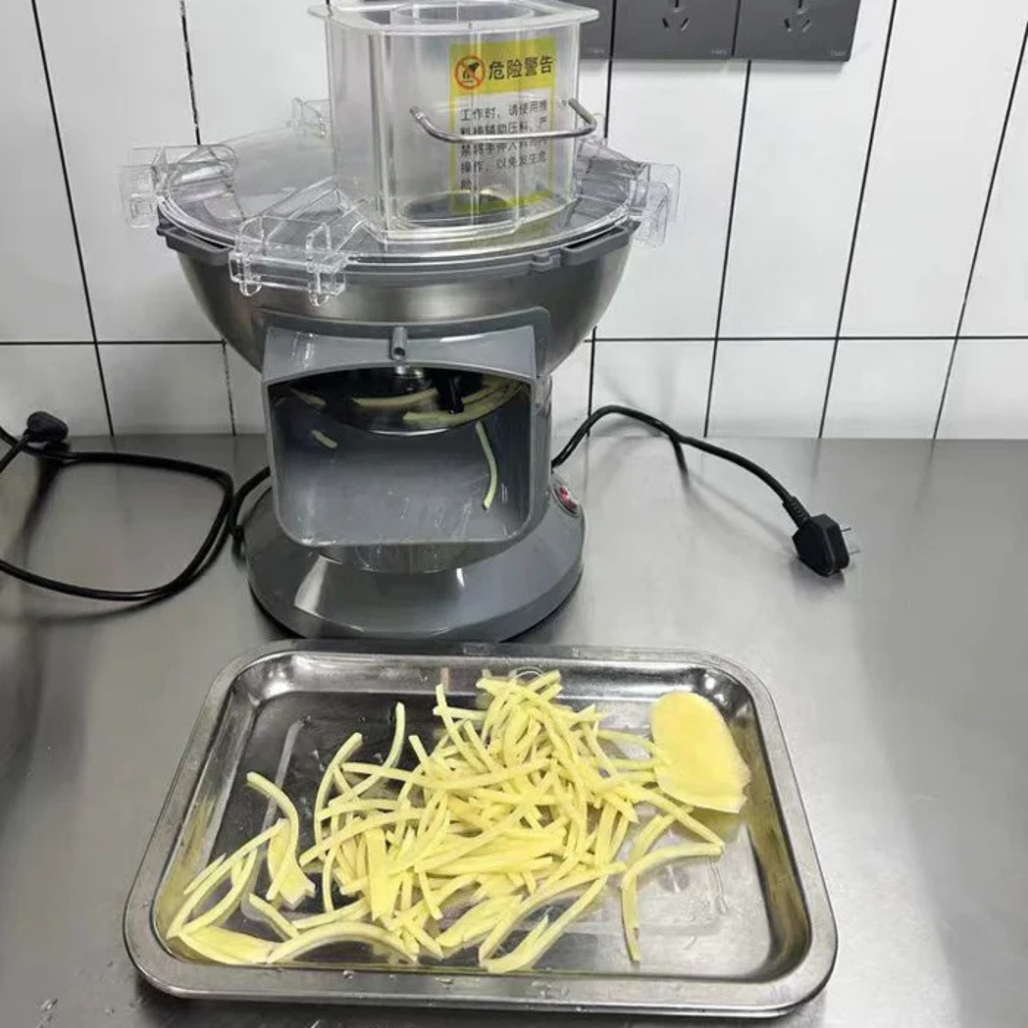 Professional Industrial Vegetable Processing Machine - Cabbage Potato Onion Cutter