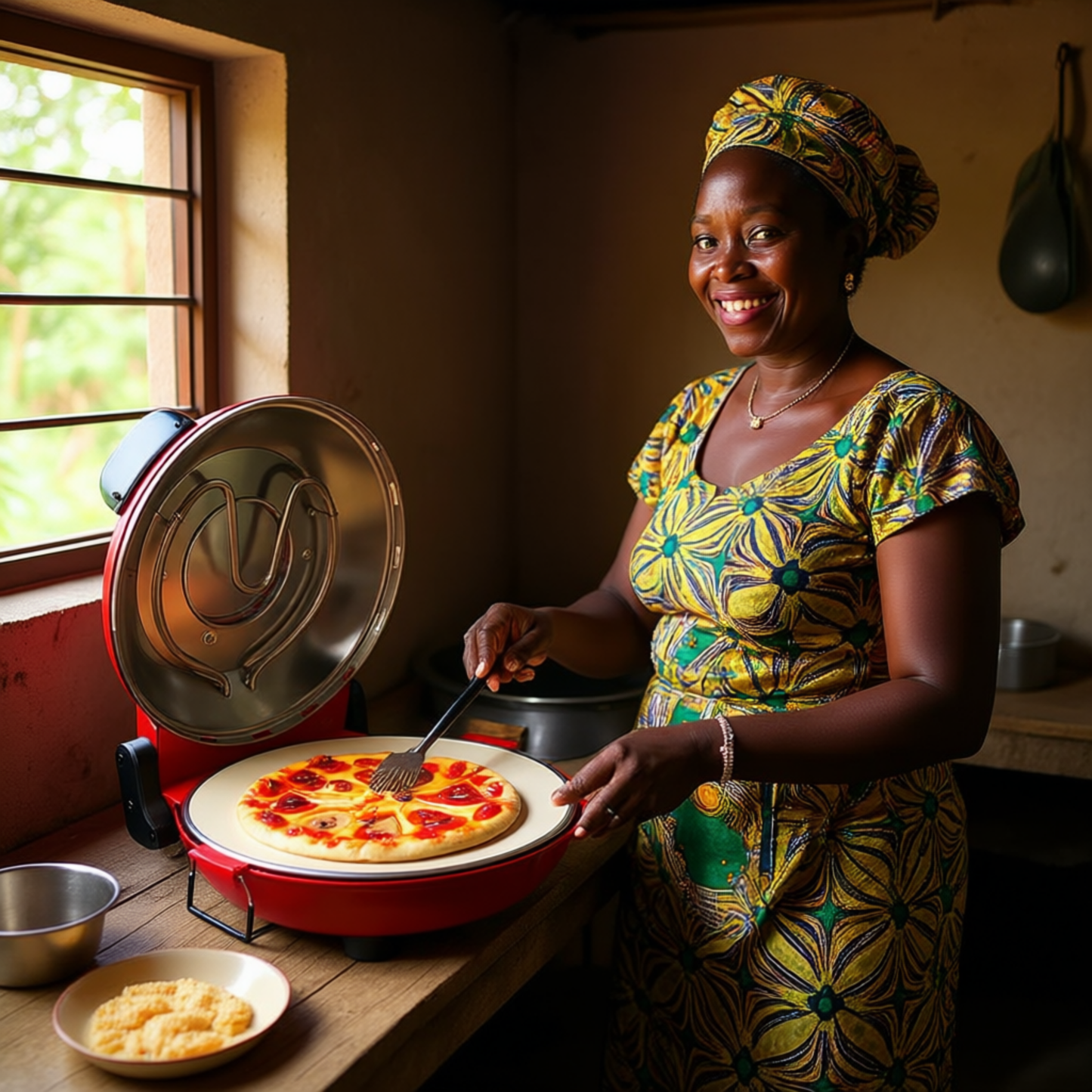 Best-Selling 12" Automatic Electric Pizza Oven with Stone Heating